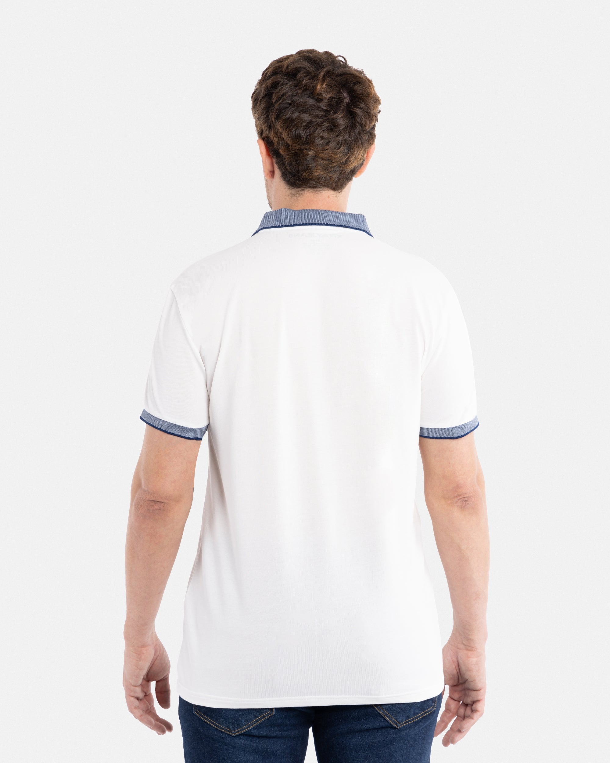 XMTS-21328 Short Sleeve Zip-Neck Golf Polo Shirts – X-RAY JEANS