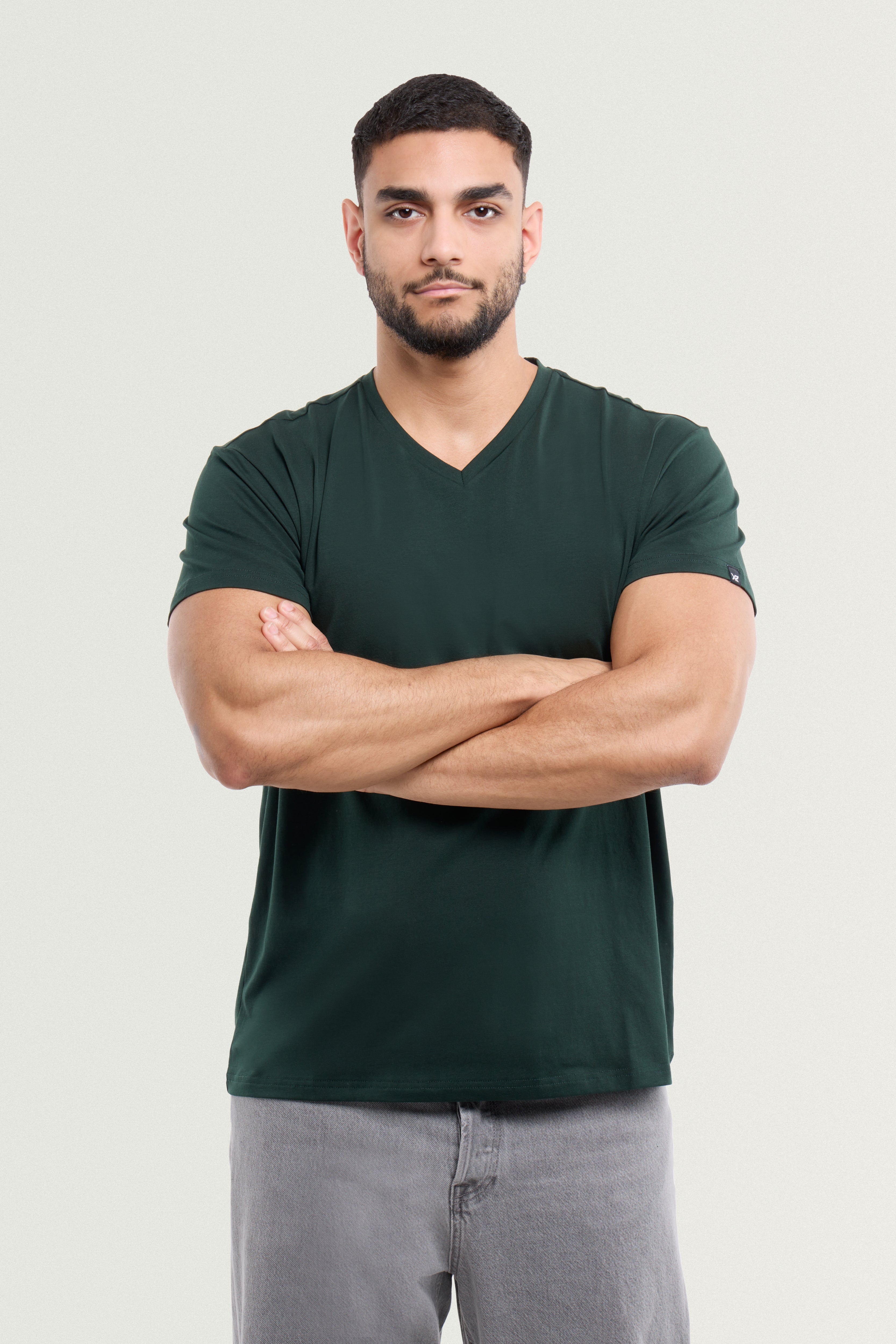X RAY Men's Basic V-Neck Short Sleeve T-Shirt – X-RAY JEANS