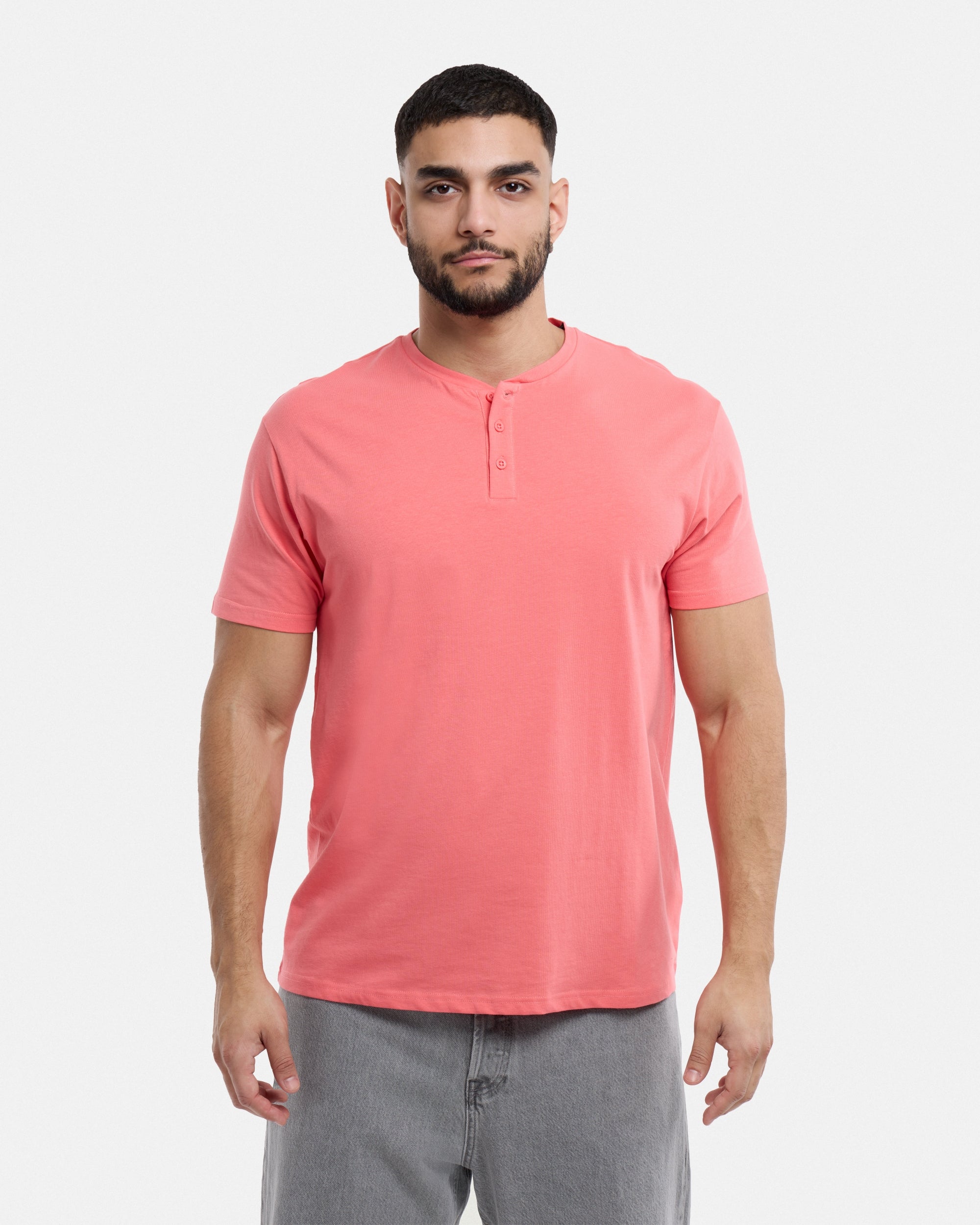 #XMTS-27014 The Classic Comfort Henley Tee