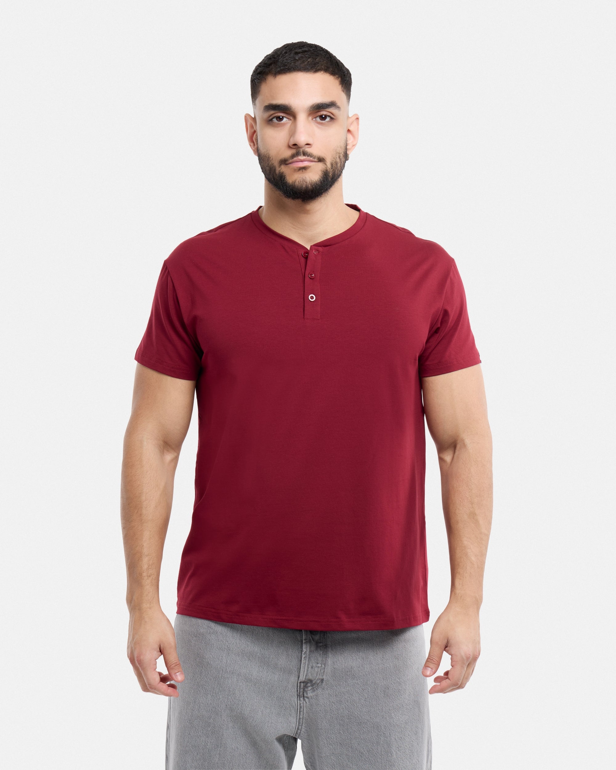 #XMTS-27014 The Classic Comfort Henley Tee
