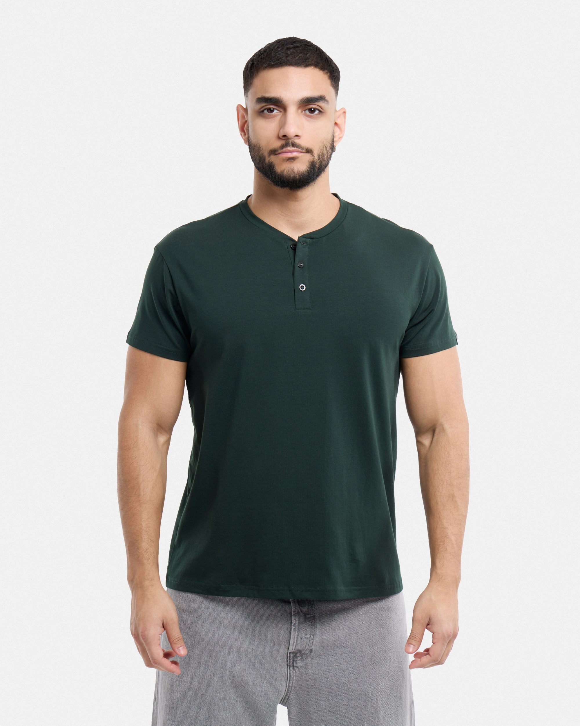 #XMTS-27014 The Classic Comfort Henley Tee