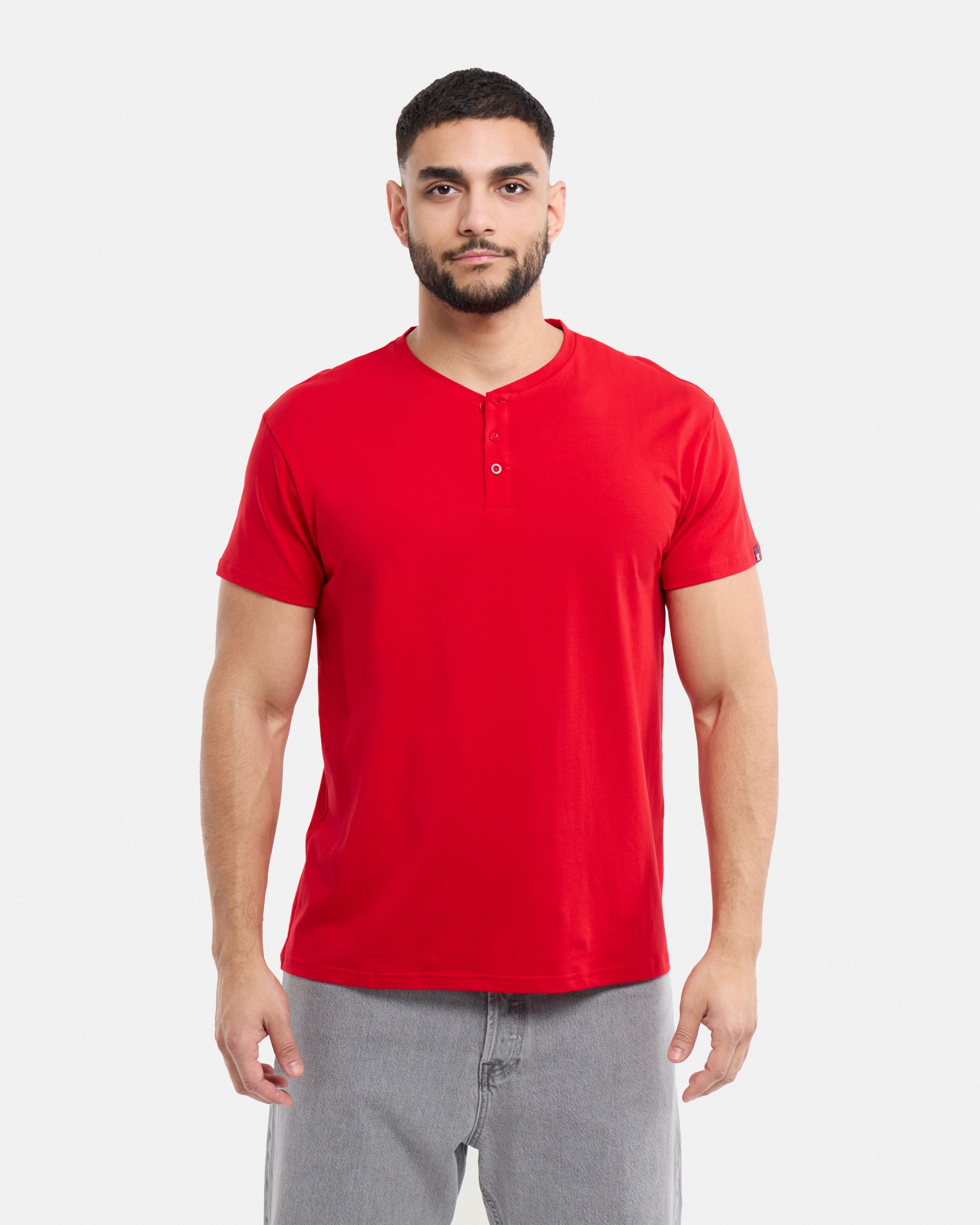 #XMTS-27014 The Classic Comfort Henley Tee