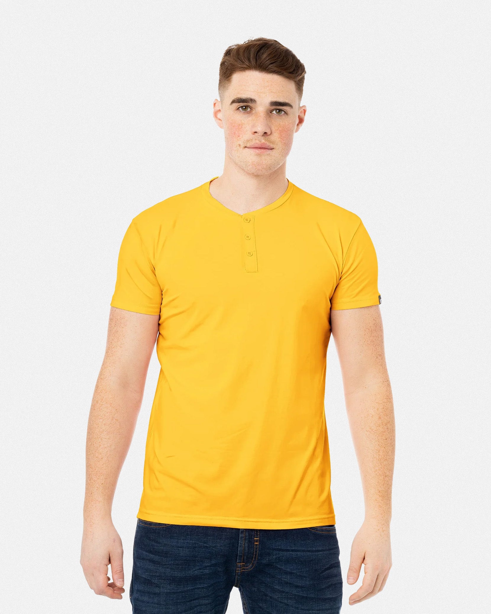 #XMTS-27014 The Classic Comfort Henley Tee