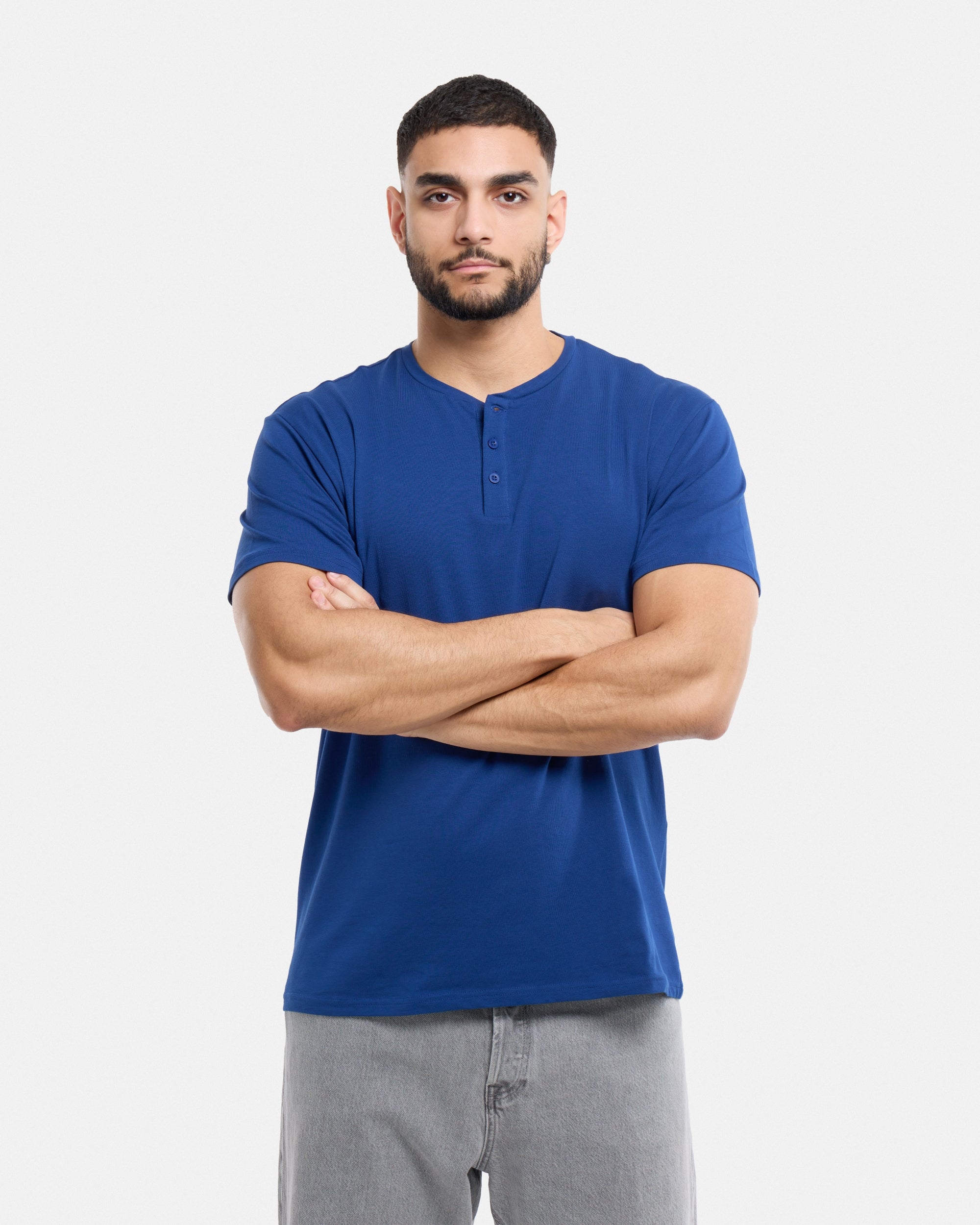 XMTS-27014 The Classic Comfort Henley Tee – X-RAY JEANS