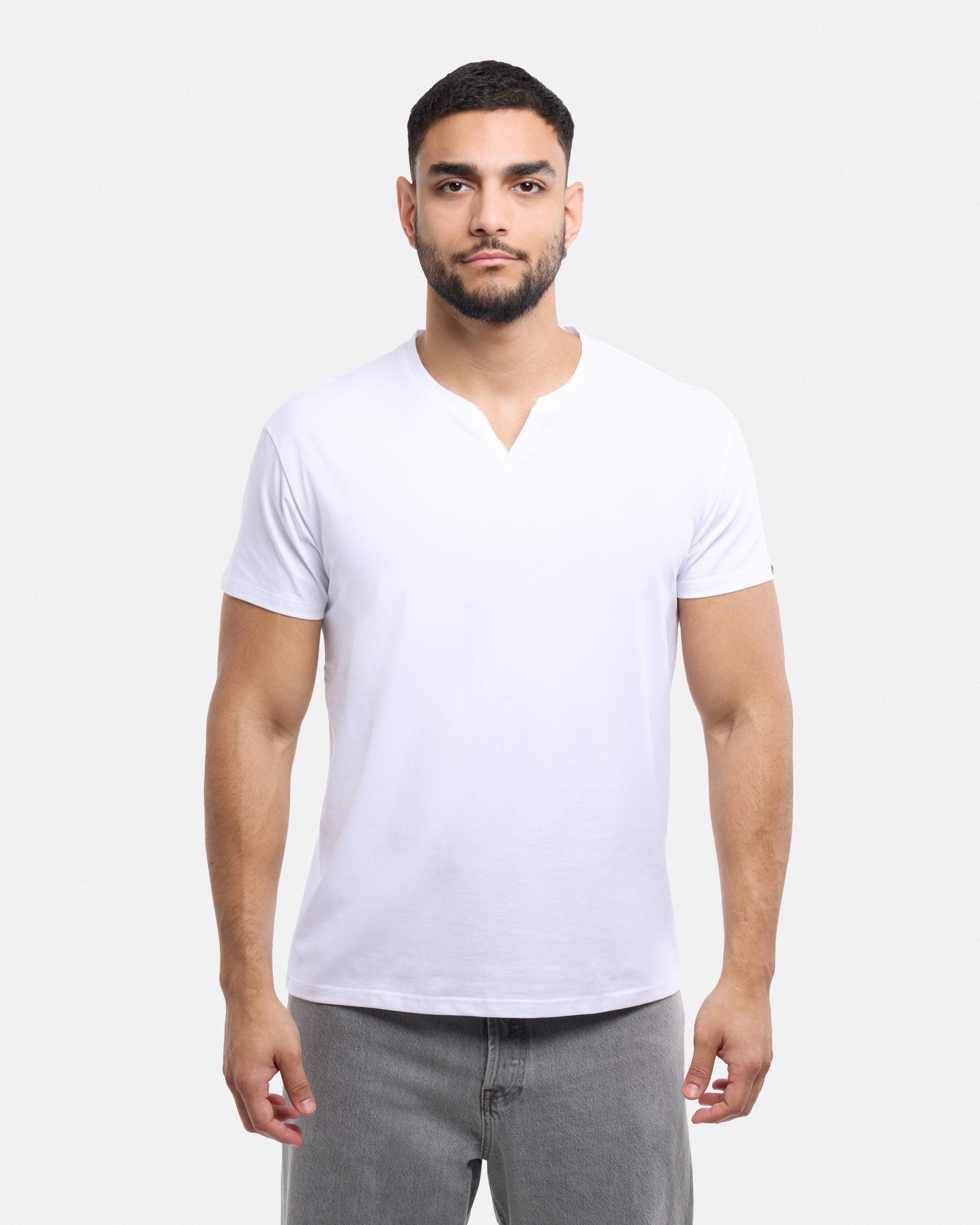 SALSATION　Tshirt with split　S　Light blue SALSATION Tshirt with split S Light blue