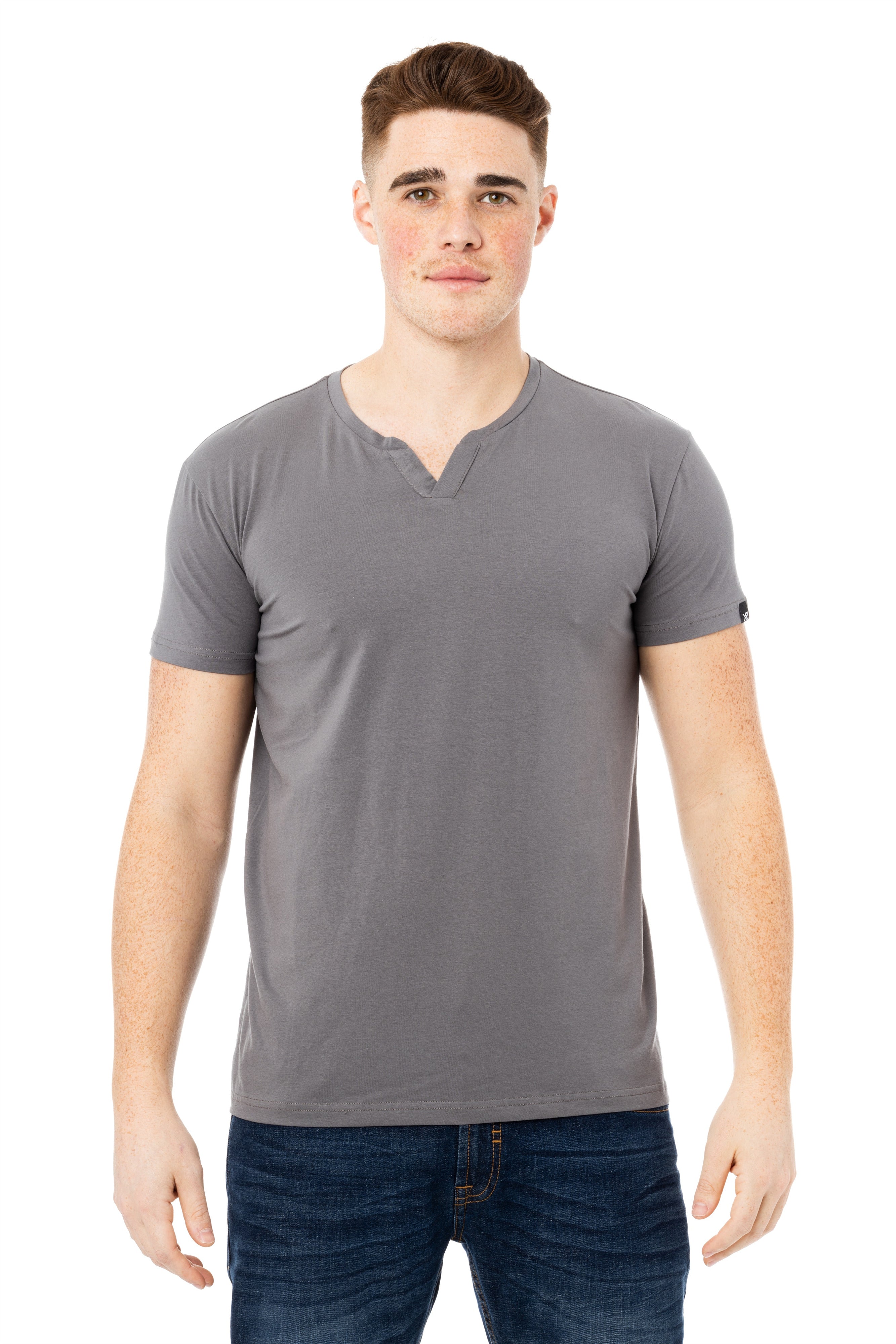 Men's Split Neck T-Shirt – X-RAY JEANS