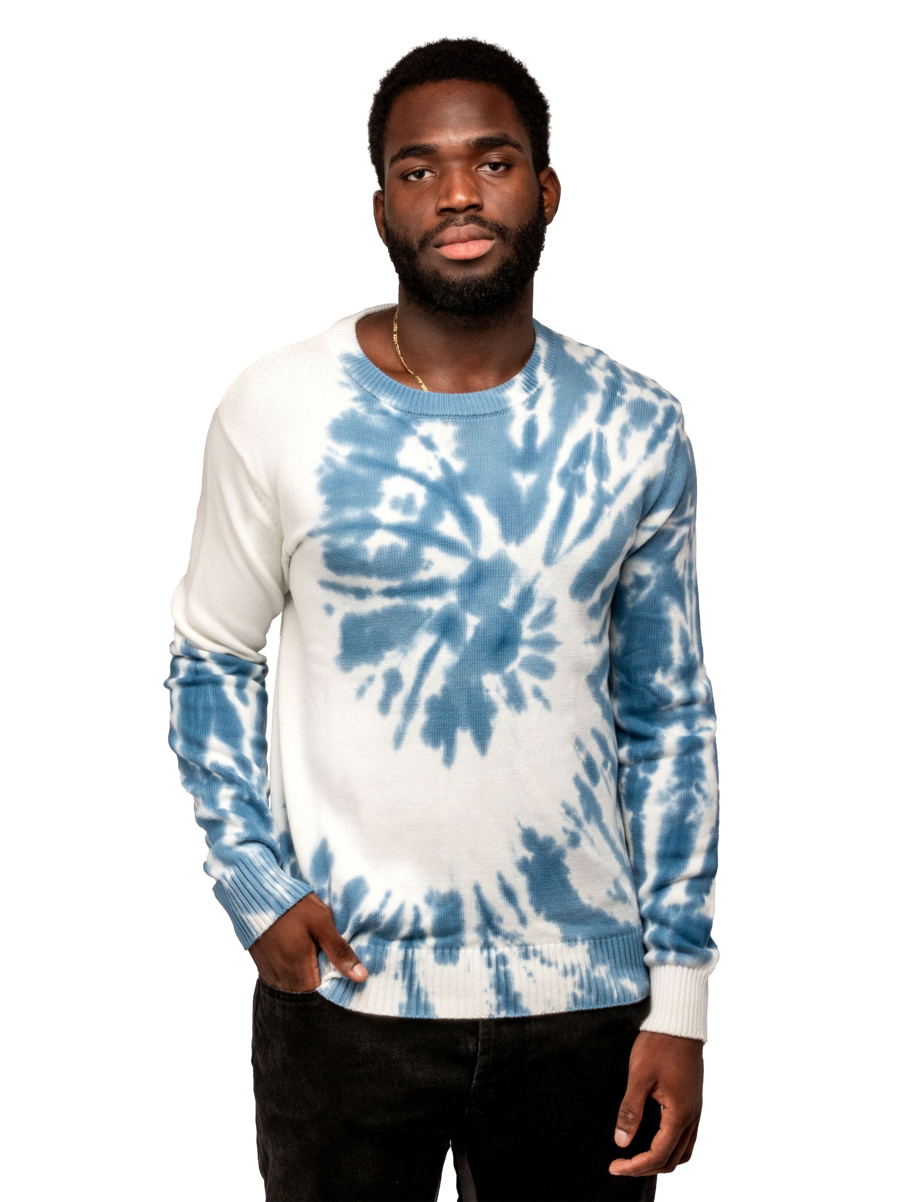 White sweater for tie clearance dye