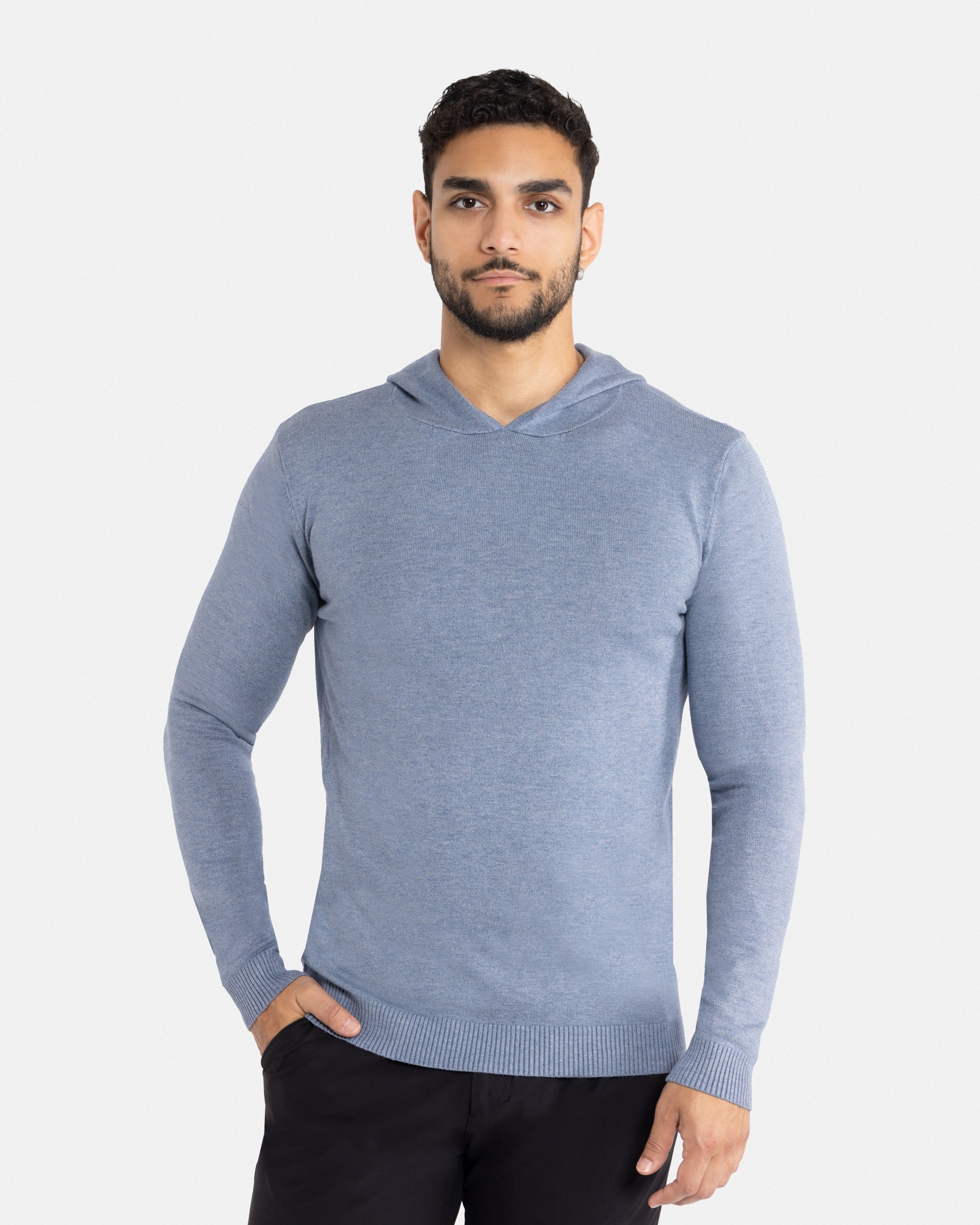 X RAY Men's Basic Casual Pullover Hooded Sweater