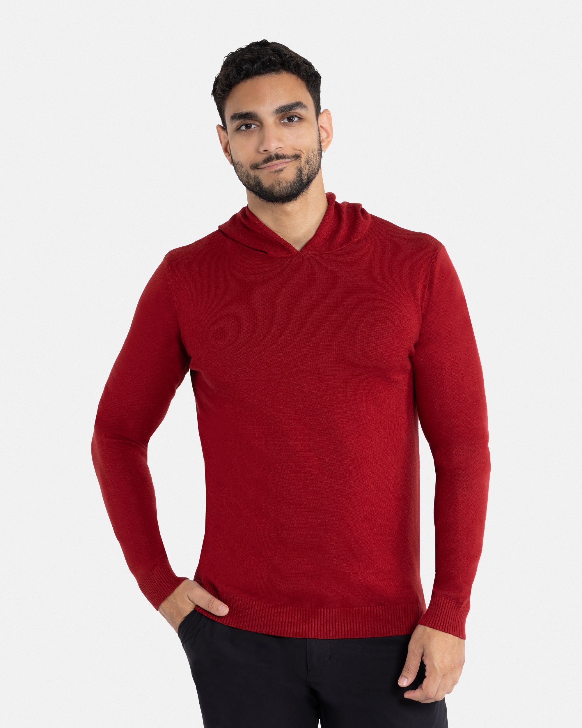 X RAY Men's Basic Casual Pullover Hooded Sweater