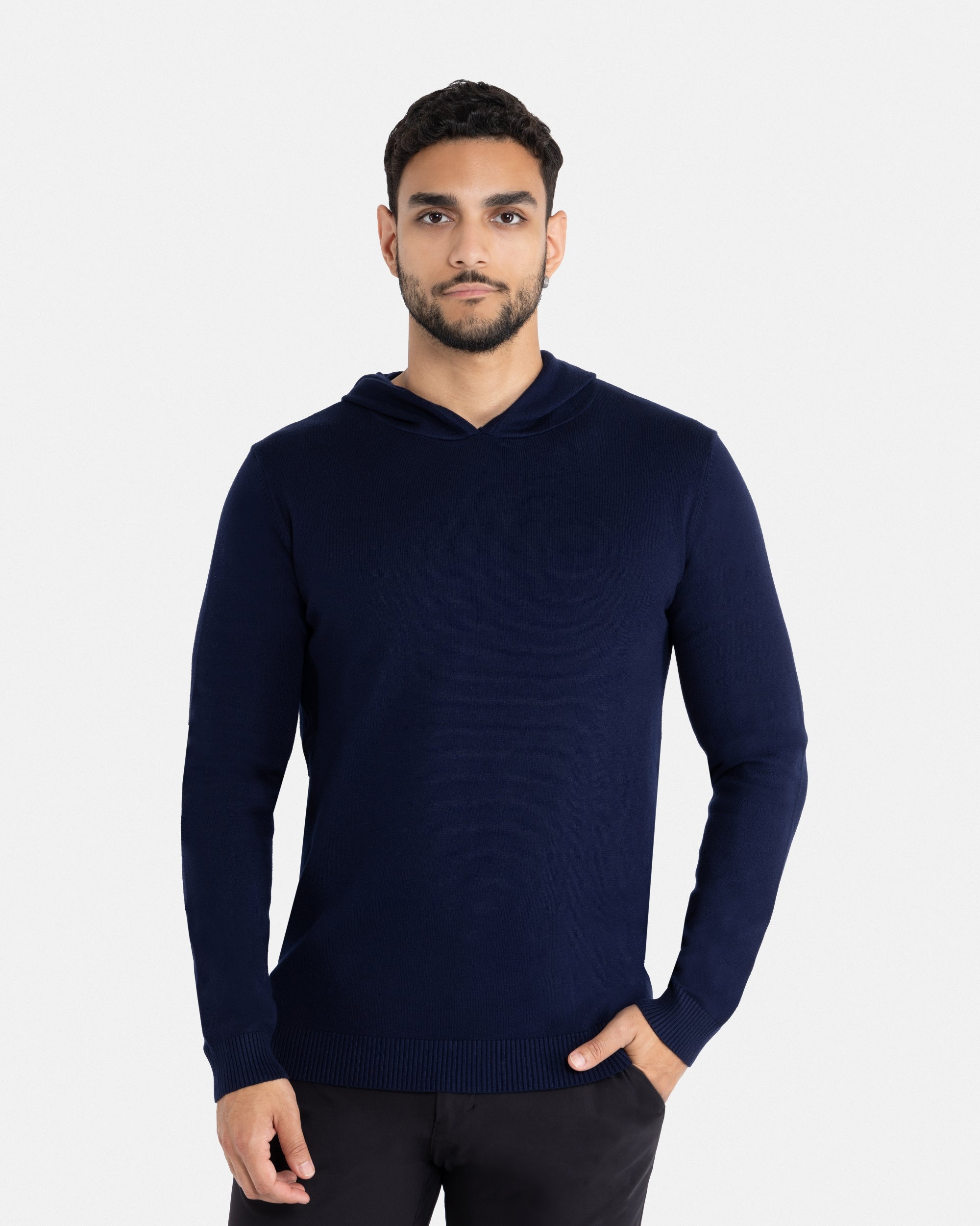 X RAY Men's Basic Casual Pullover Hooded Sweater