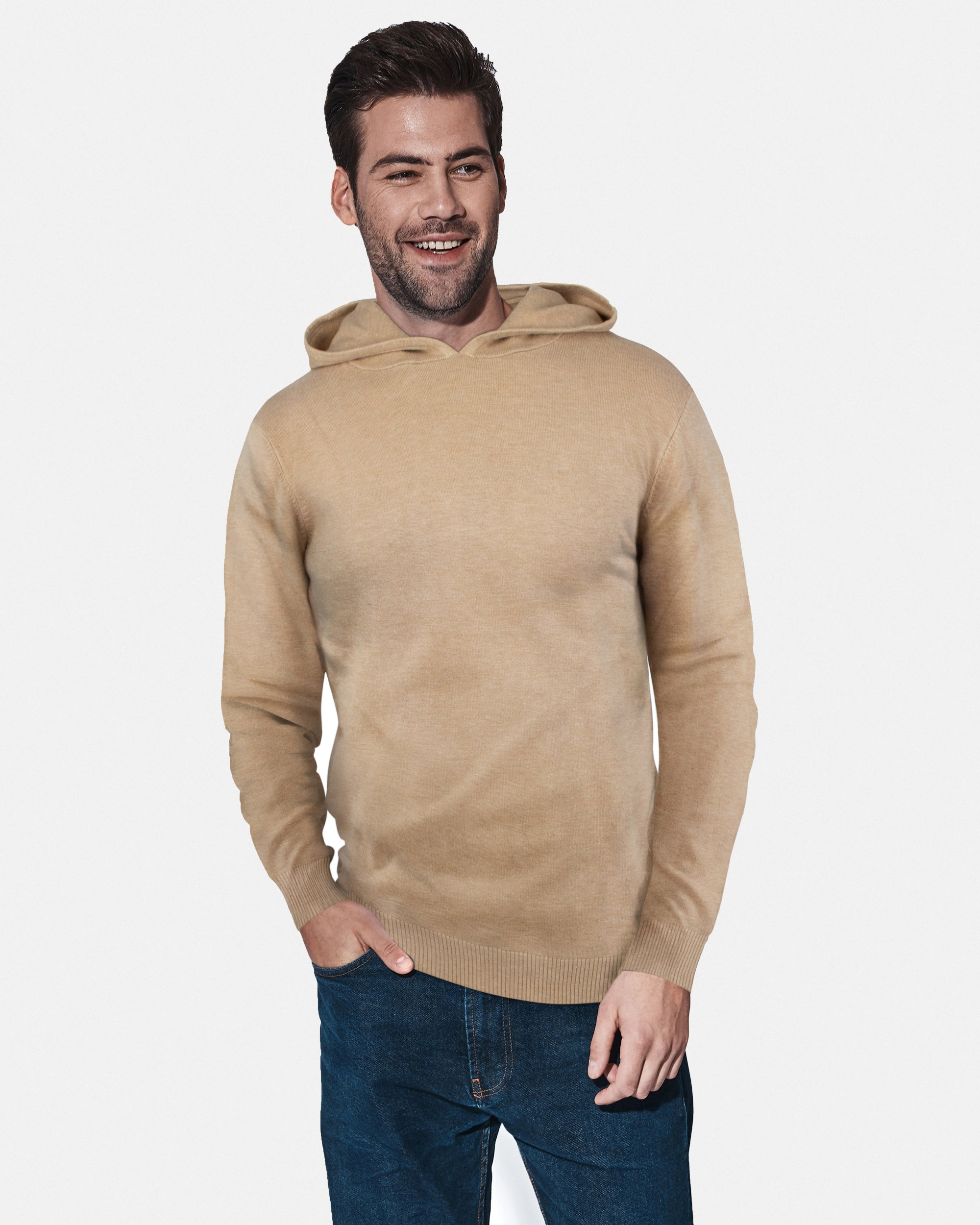 X RAY Men's Basic Casual Pullover Hooded Sweater