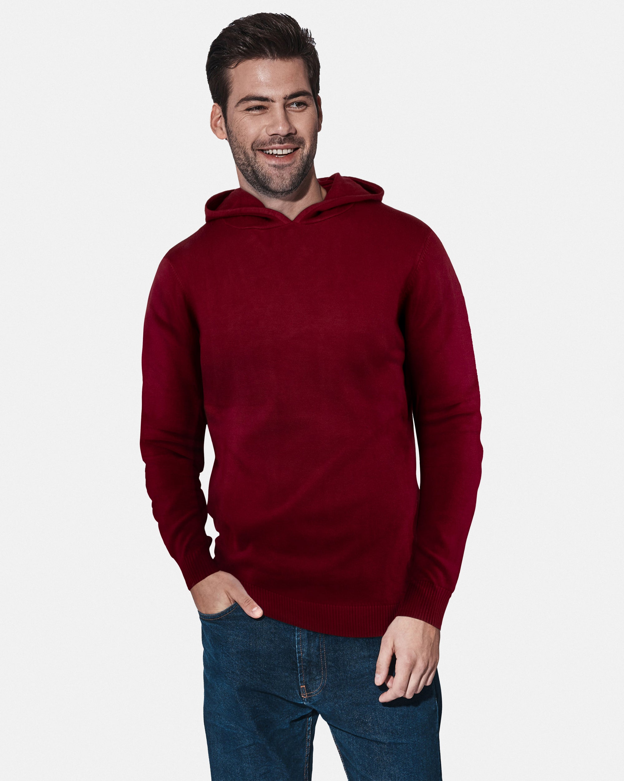 X RAY Men's Basic Casual Pullover Hooded Sweater