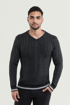 black and white sweater men  black knit sweater men  black polo vest for men  black sweater for men
