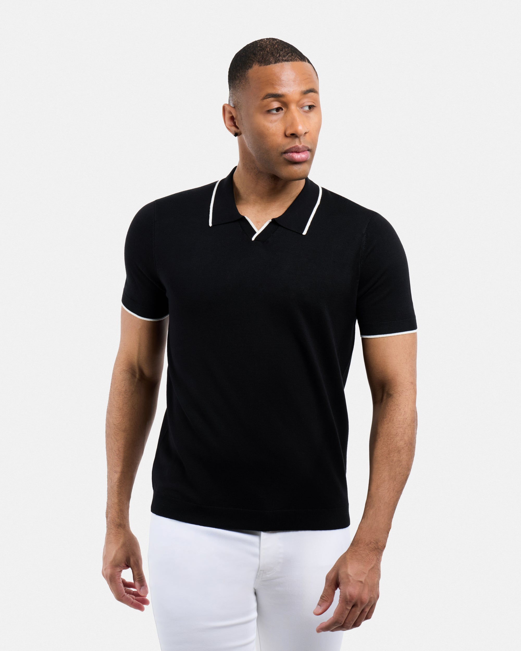 #XMW-33138 Johnny Collar Sweater Polo-thumbmail-4