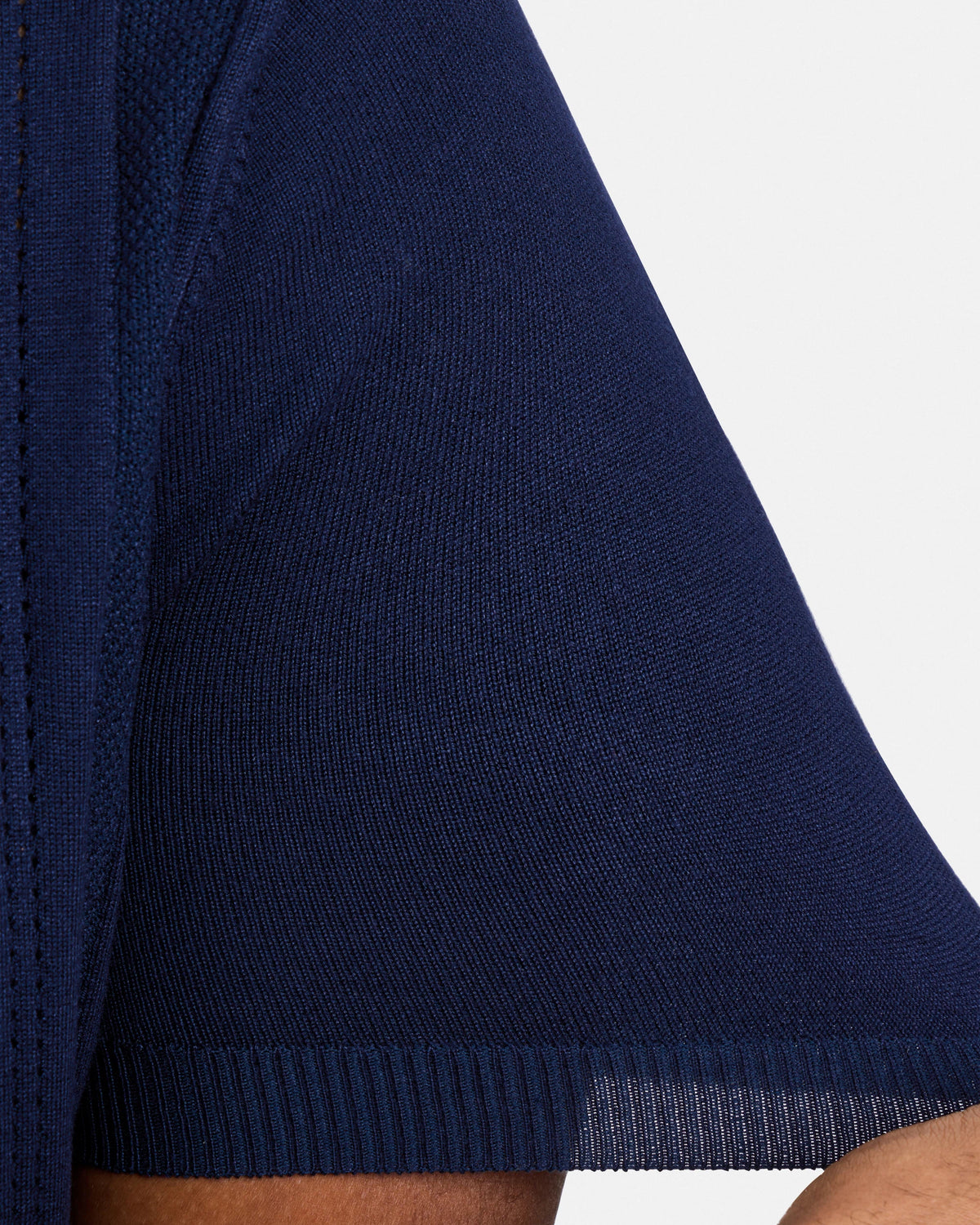 #XMW-34102 Textured Stripe Johnny Sweater Polo-thumbmail-39