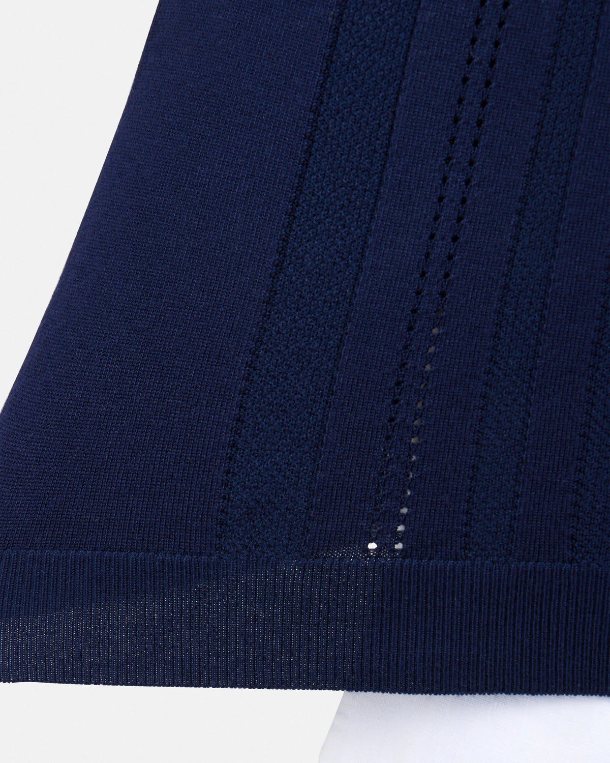 #XMW-34102 Textured Stripe Johnny Sweater Polo-thumbmail-40