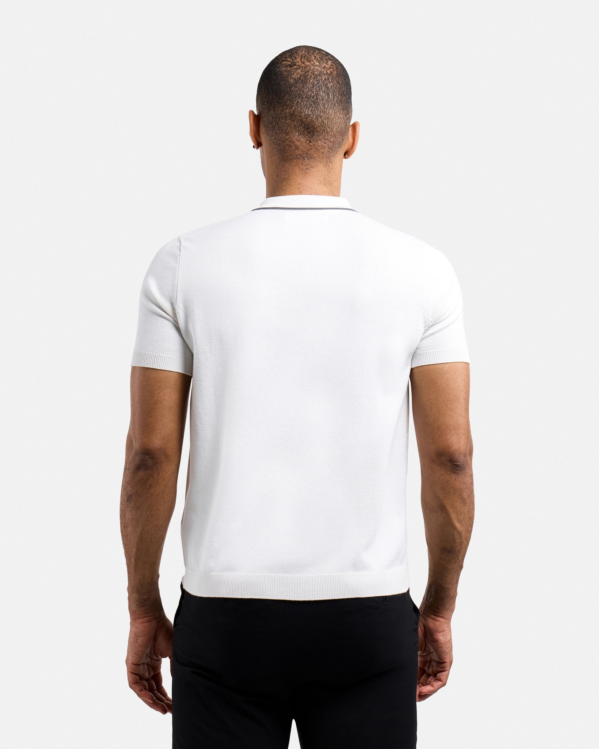 #XMW-34102 Textured Stripe Johnny Sweater Polo-thumbmail-10