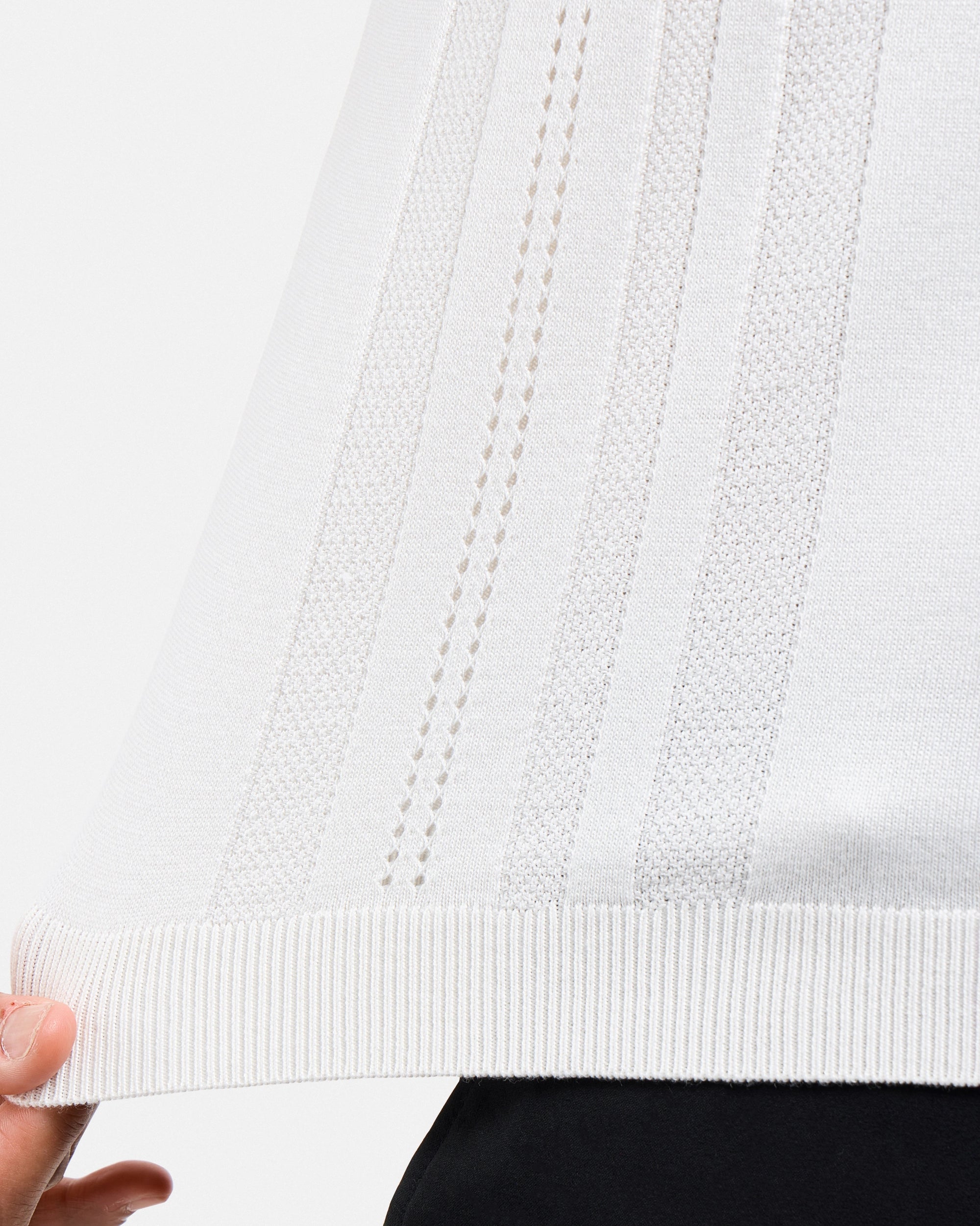 #XMW-34102 Textured Stripe Johnny Sweater Polo-thumbmail-16