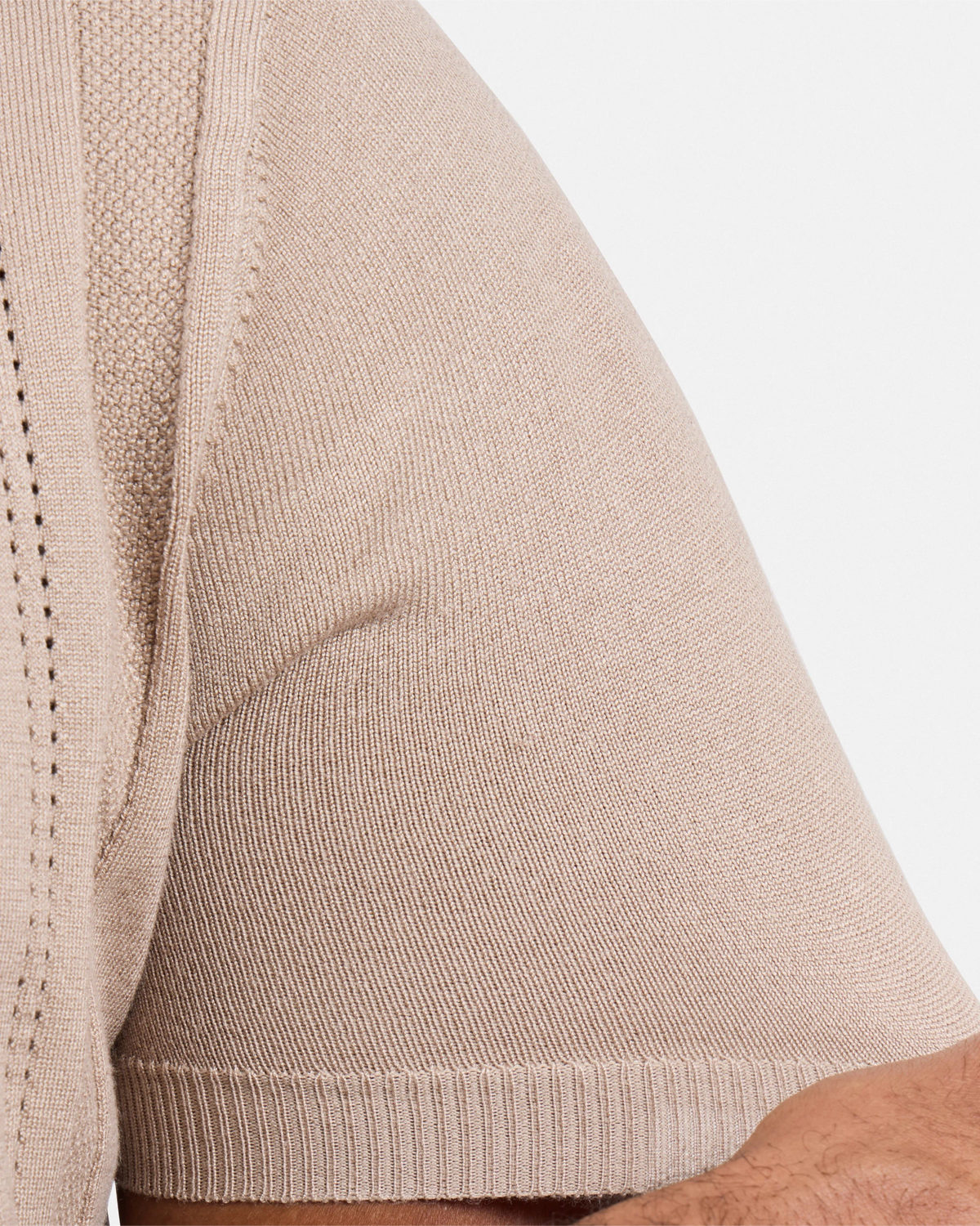#XMW-34102 Textured Stripe Johnny Sweater Polo-thumbmail-47