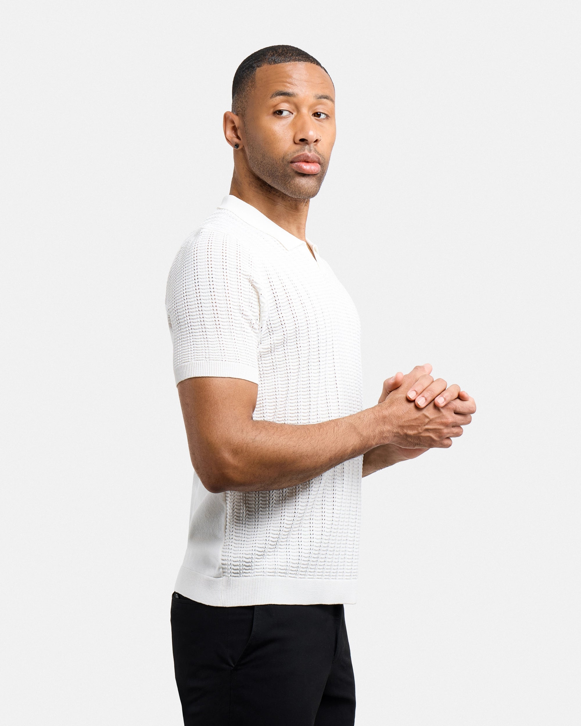 #XMW-34131 Rib Rows Johnny Sweater Polo-thumbmail-11