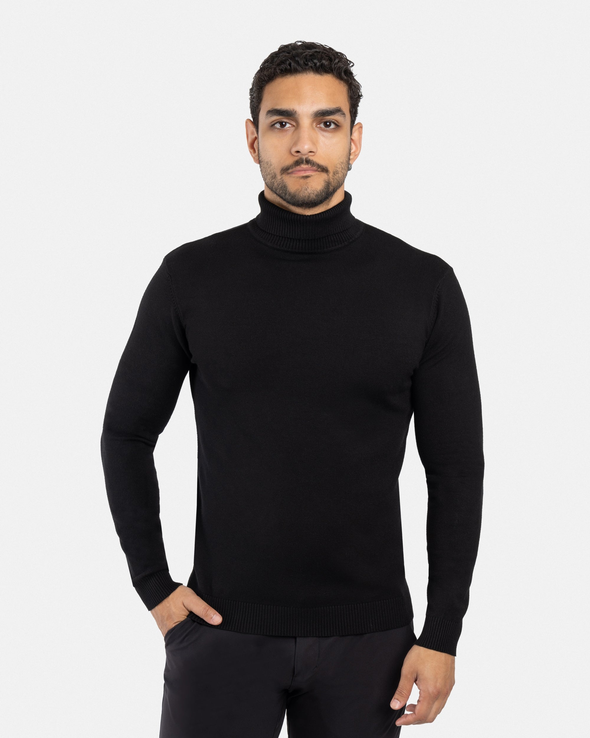 X RAY Men's Turtleneck Mock Neck Pullover Sweater Big & Tall