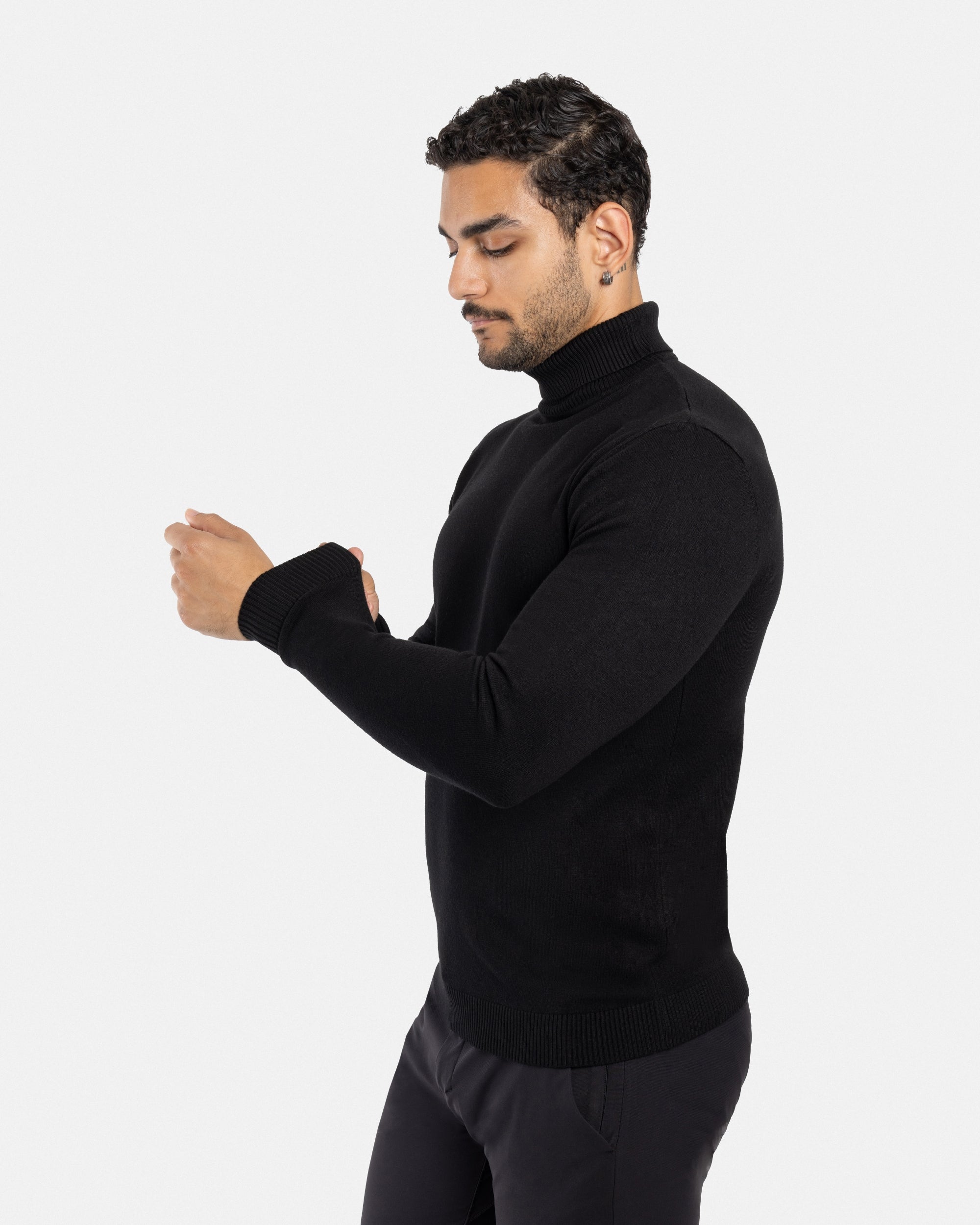 X RAY Men's Turtleneck Mock Neck Pullover Sweater Big & Tall