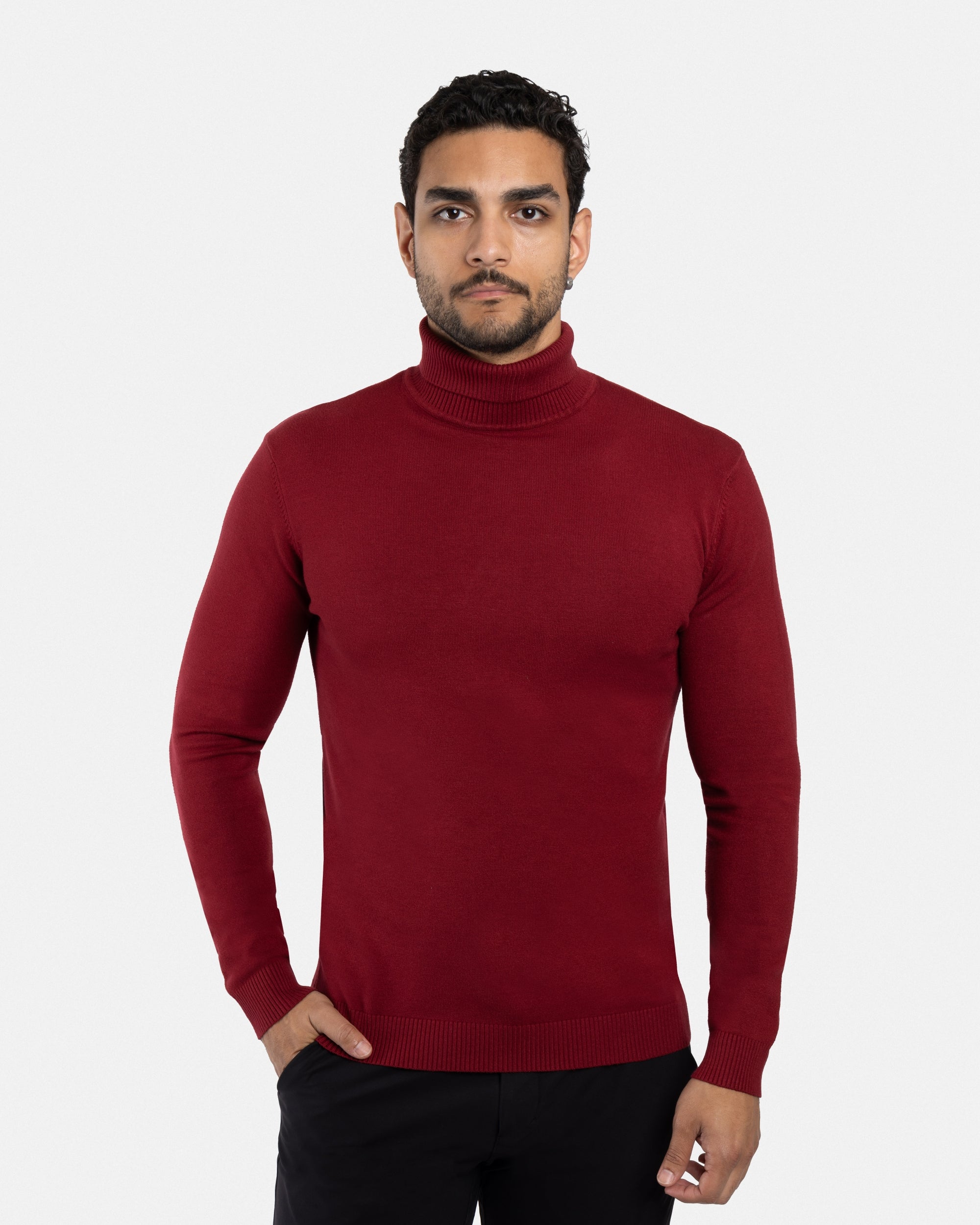 X RAY Men's Turtleneck Mock Neck Pullover Sweater Big & Tall