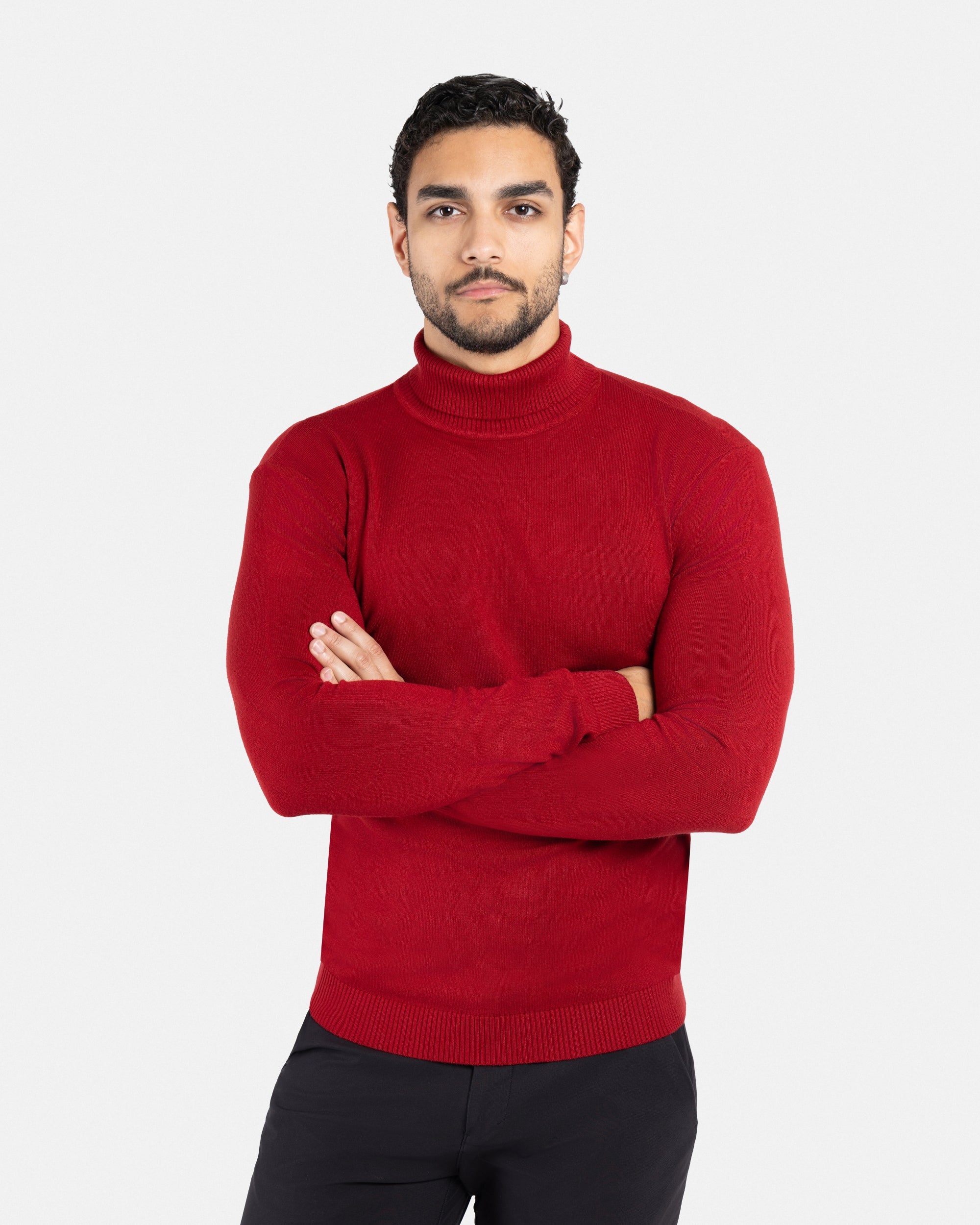 X RAY Men's Turtleneck Mock Neck Pullover Sweater Big & Tall