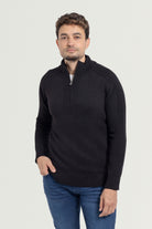 quarter zip men  black pullover jacket mens  black quarter zip  black quarter zip men
