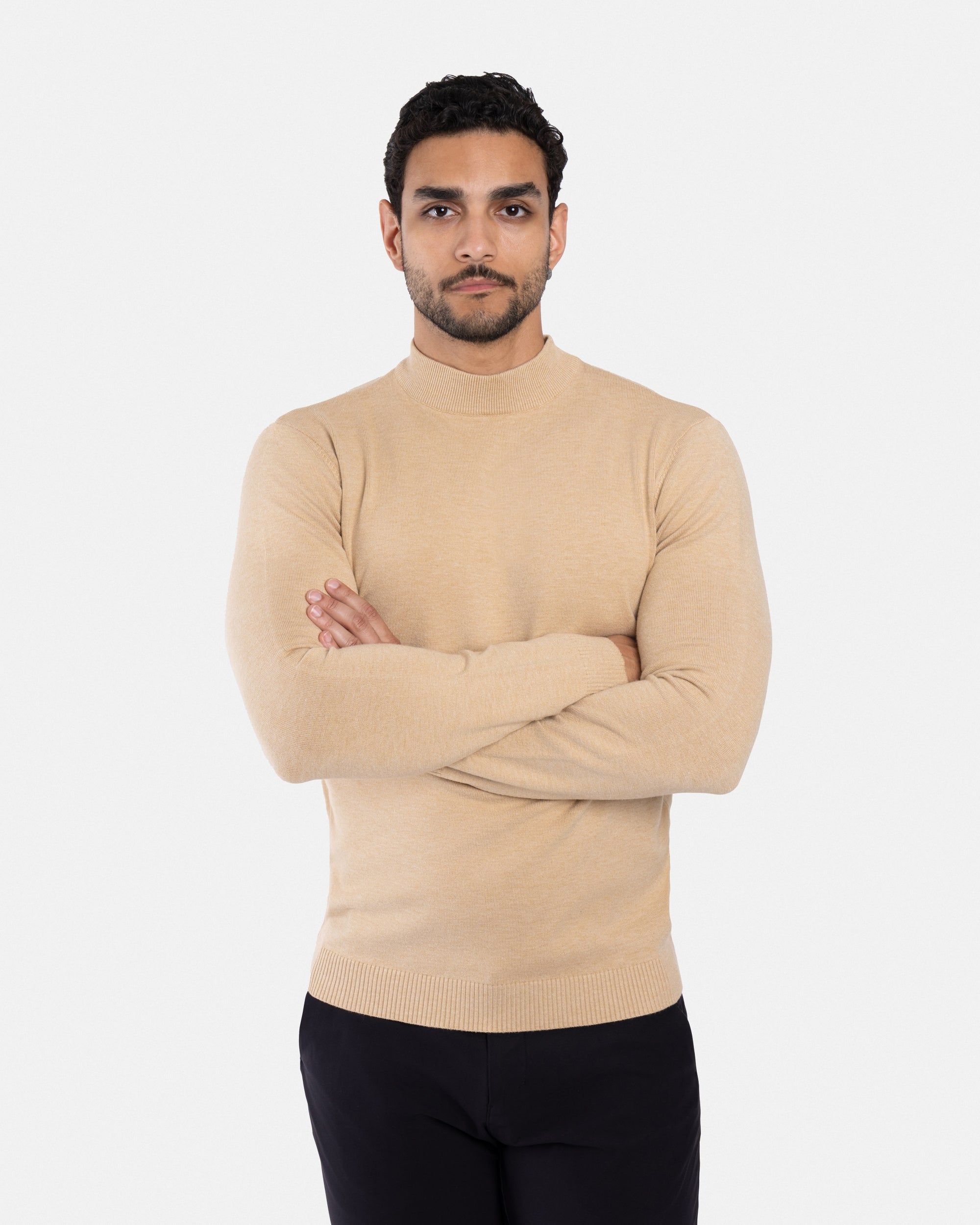 8yards Men’s MockNeck 5G ZSJR Mens Mock Neck T Shirts Pullover High Neck Turtleneck