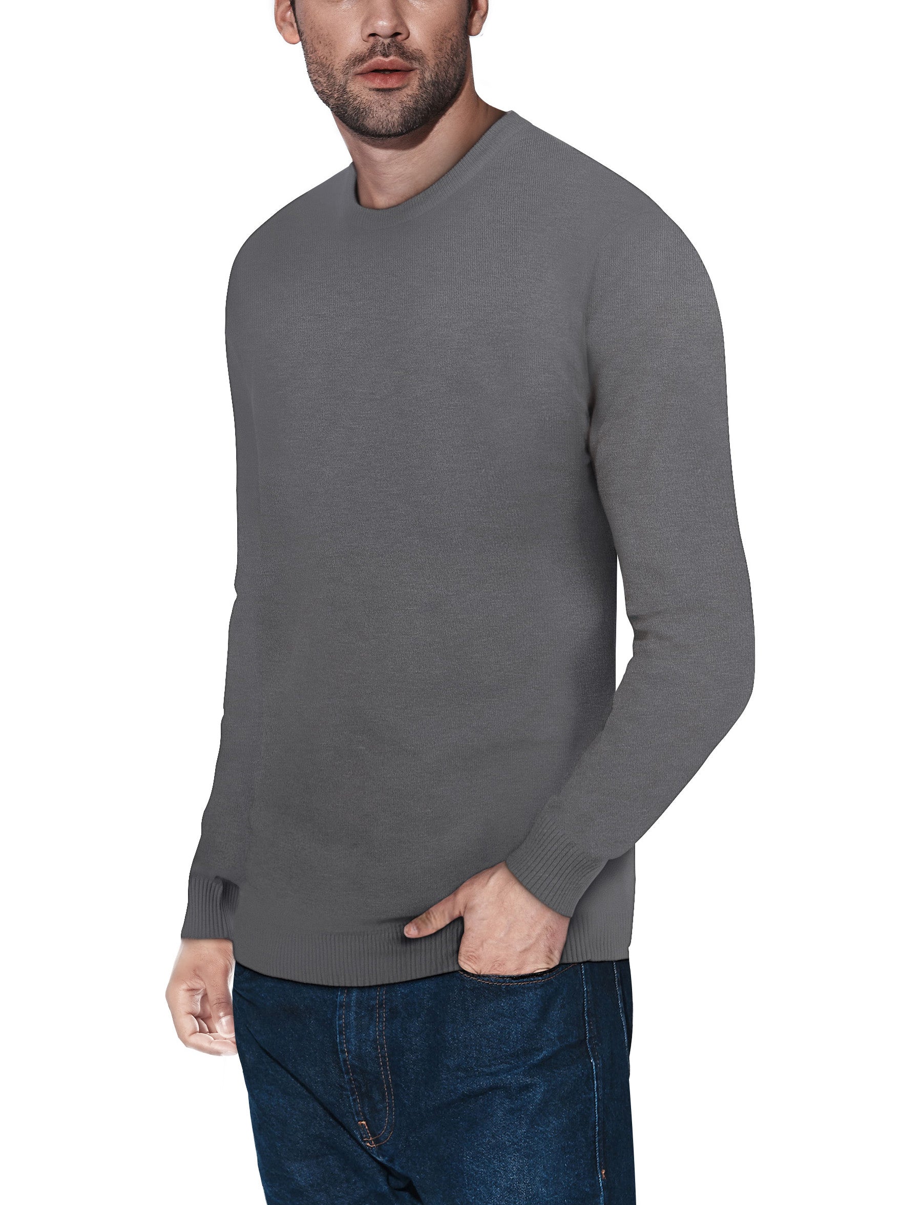  blue crewneck sweatshirt  blue sweater men  brown crewneck jumper for men knit sweater men
