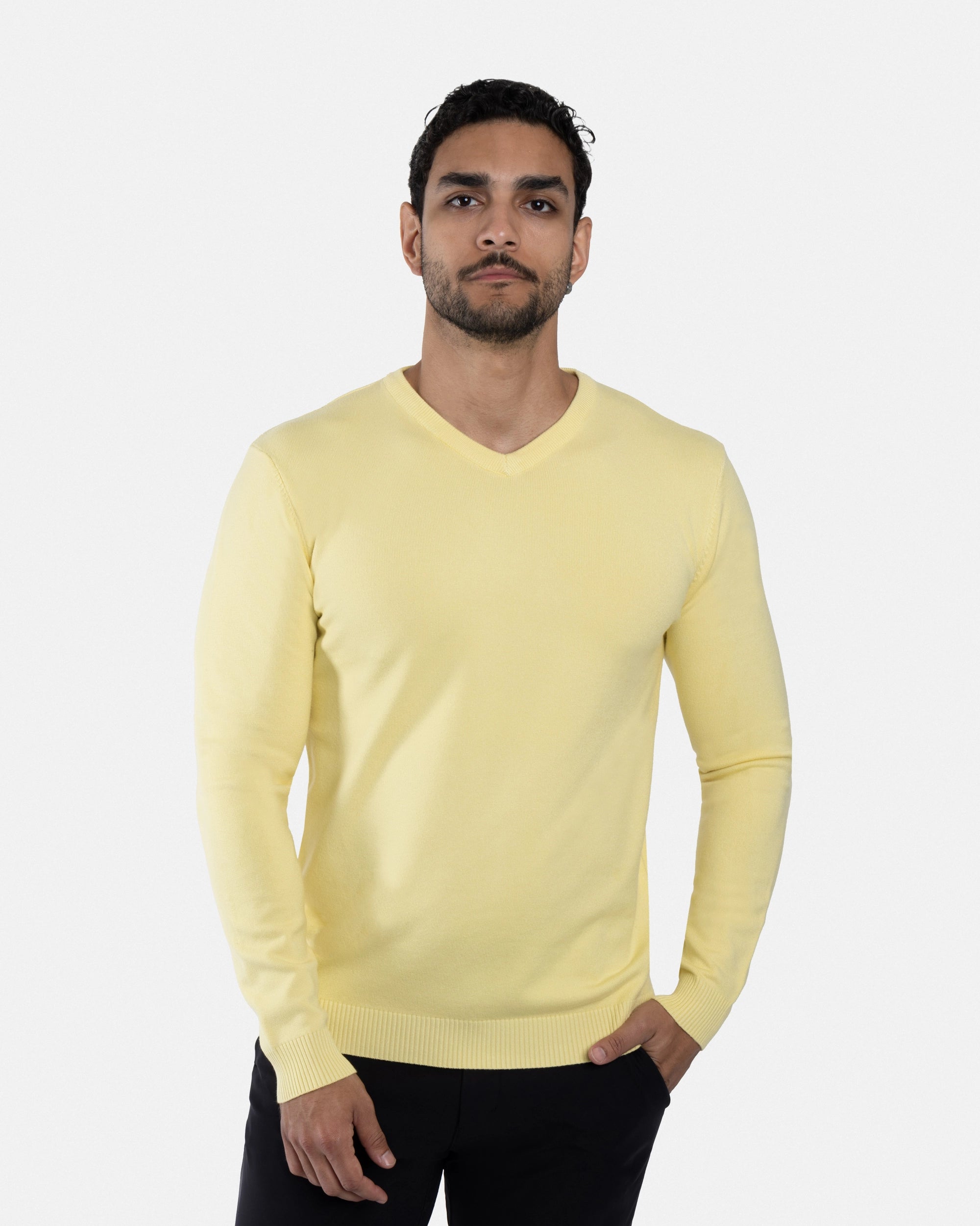 #XMW-39137 The Classic V-Neck Perfect Sweater