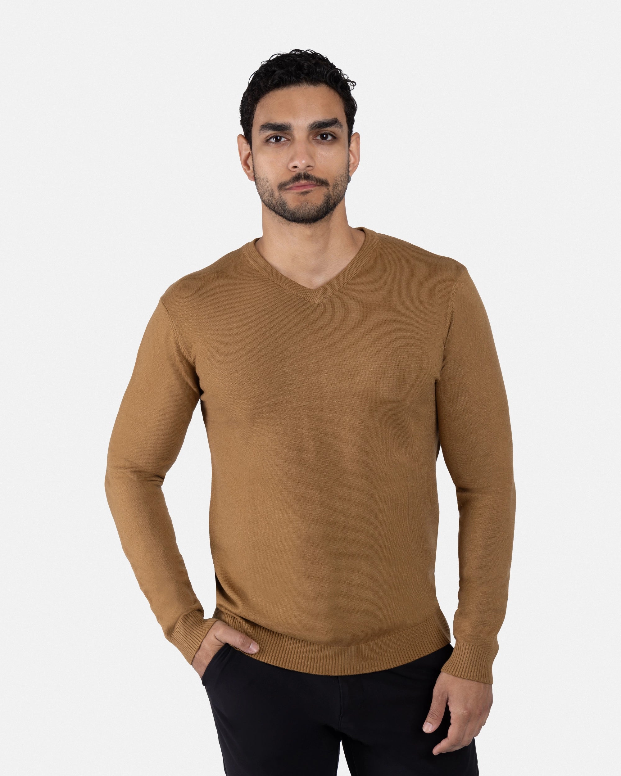 #XMW-39137 The Classic V-Neck Perfect Sweater