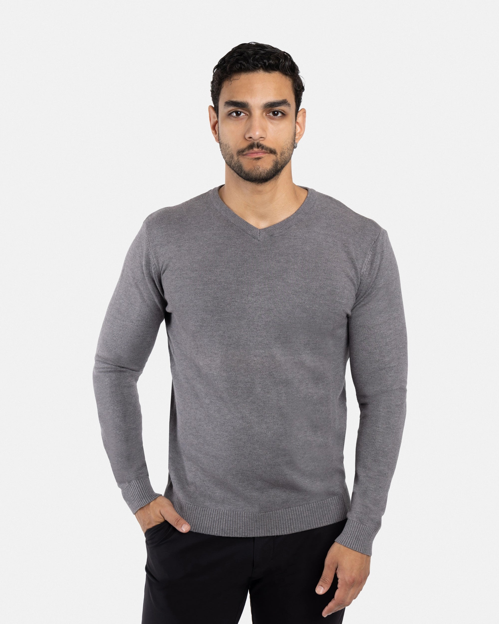 #XMW-39137 The Classic V-Neck Perfect Sweater