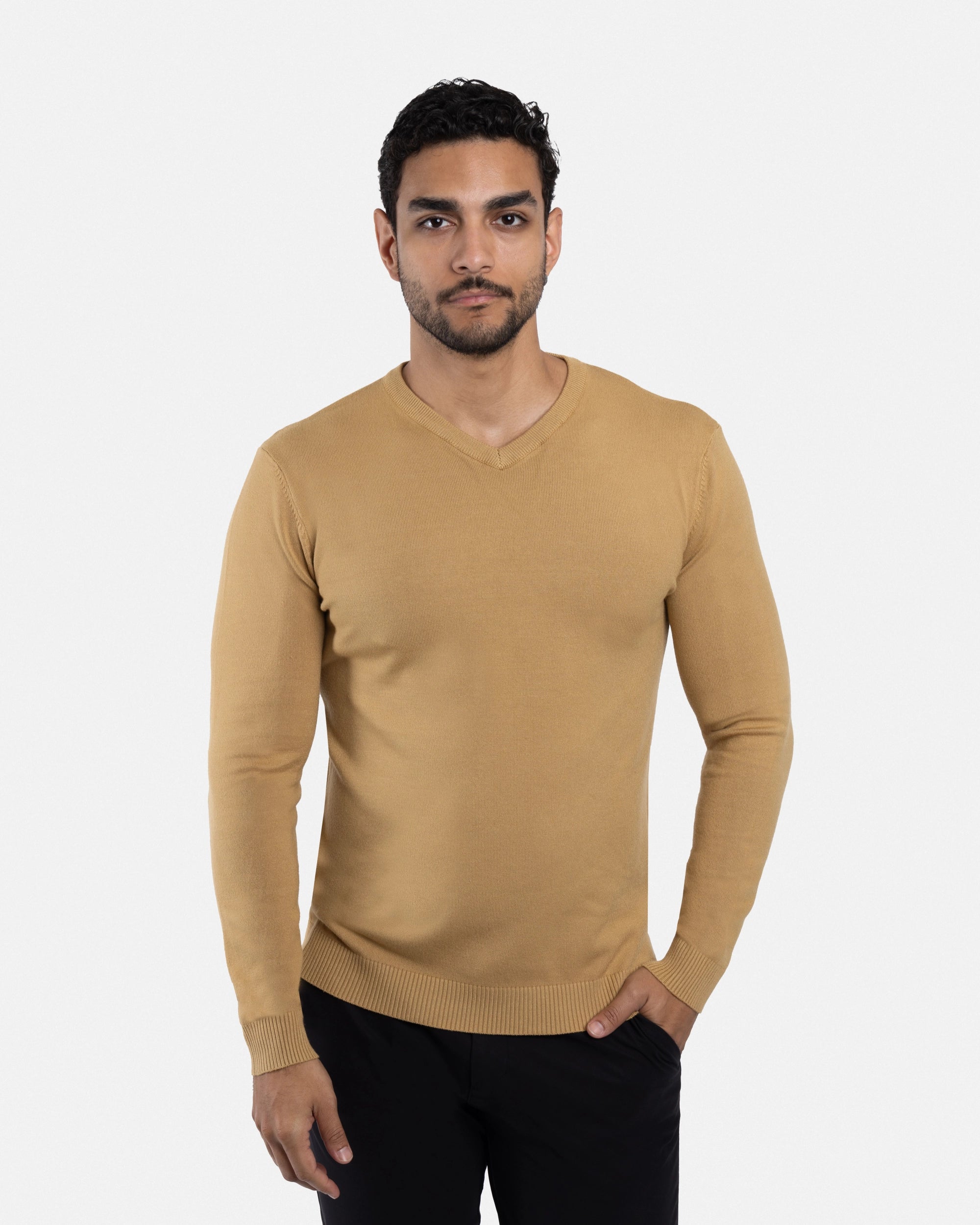 #XMW-39137 The Classic V-Neck Perfect Sweater