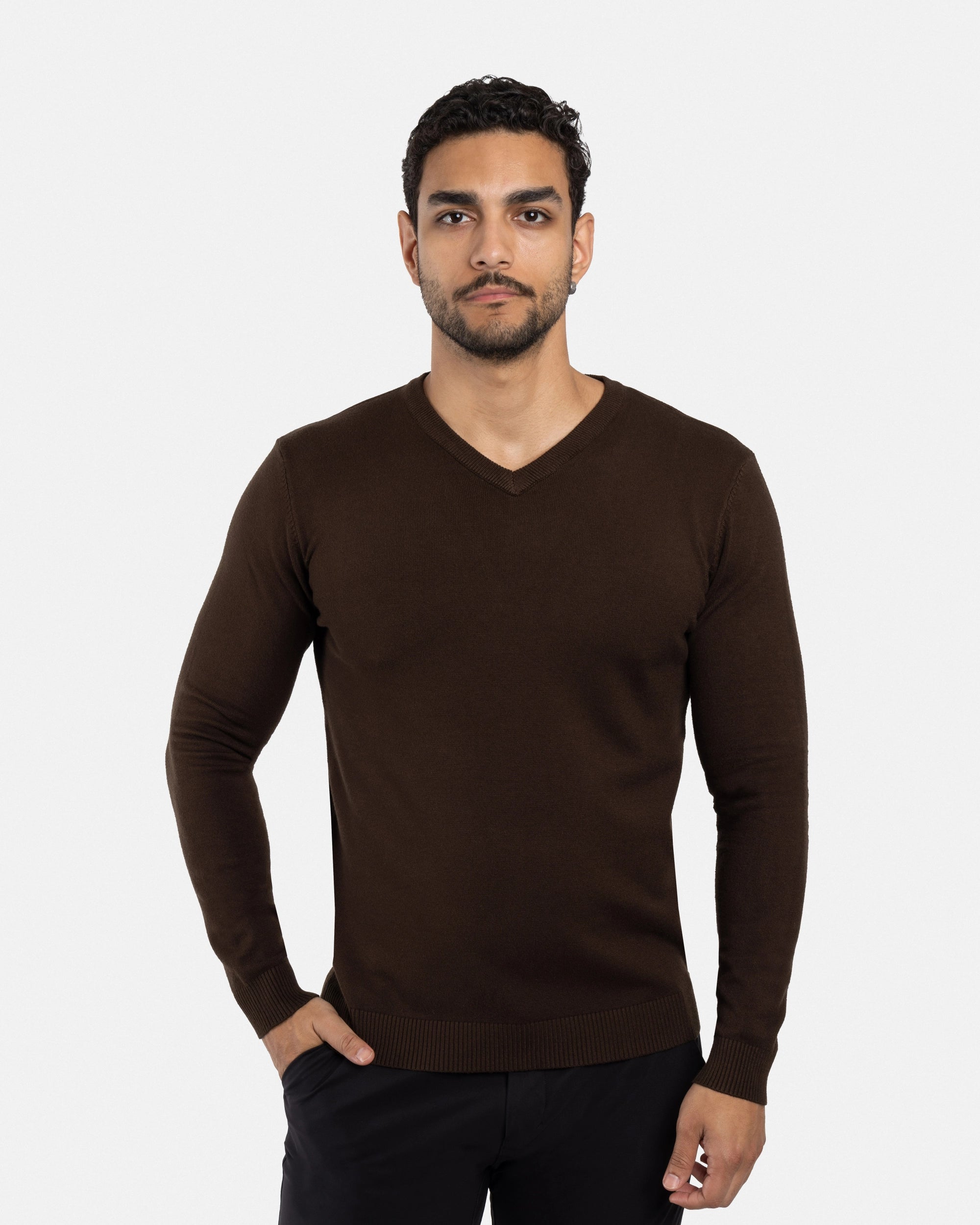 #XMW-39137 The Classic V-Neck Perfect Sweater