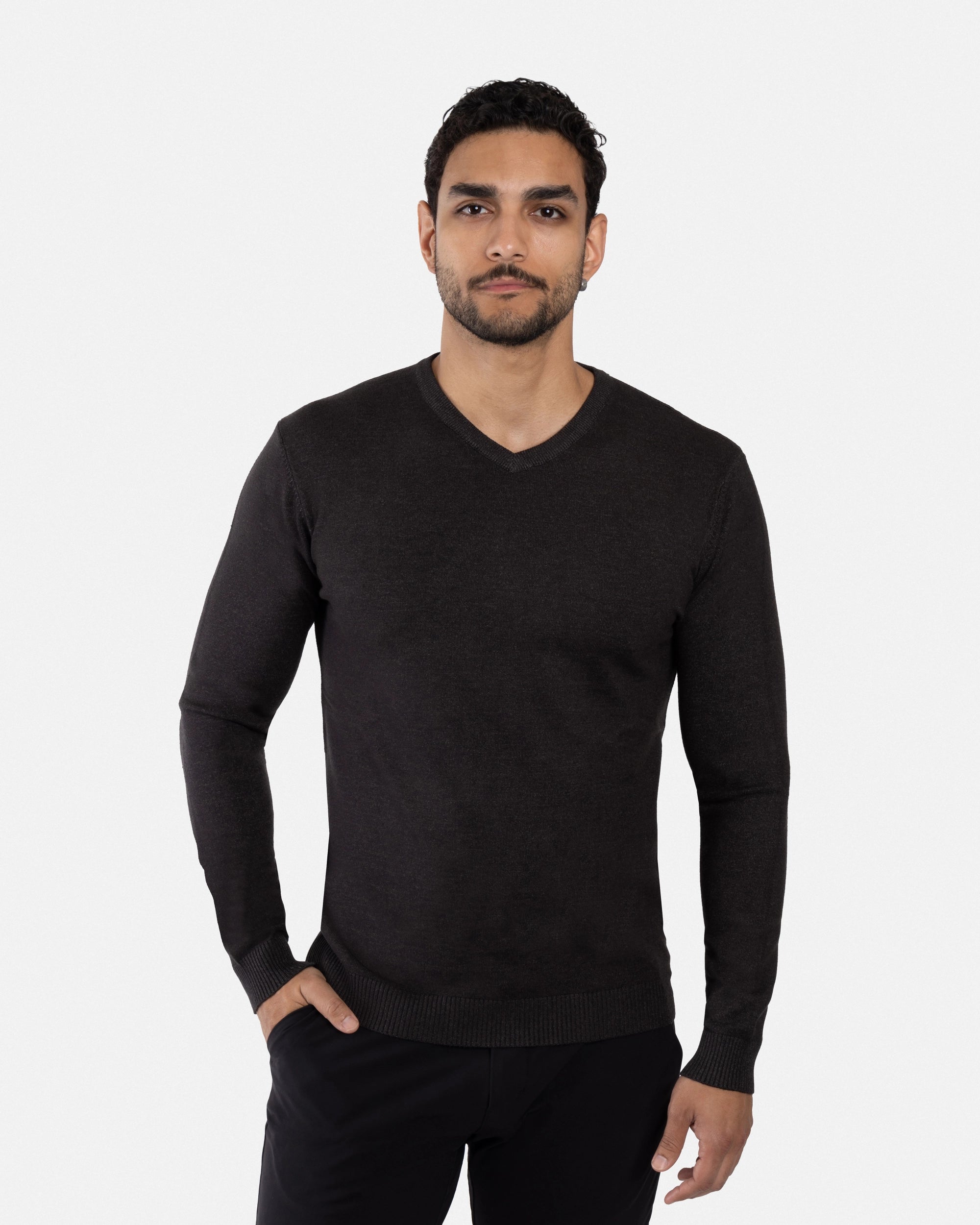 #XMW-39137 The Classic V-Neck Perfect Sweater