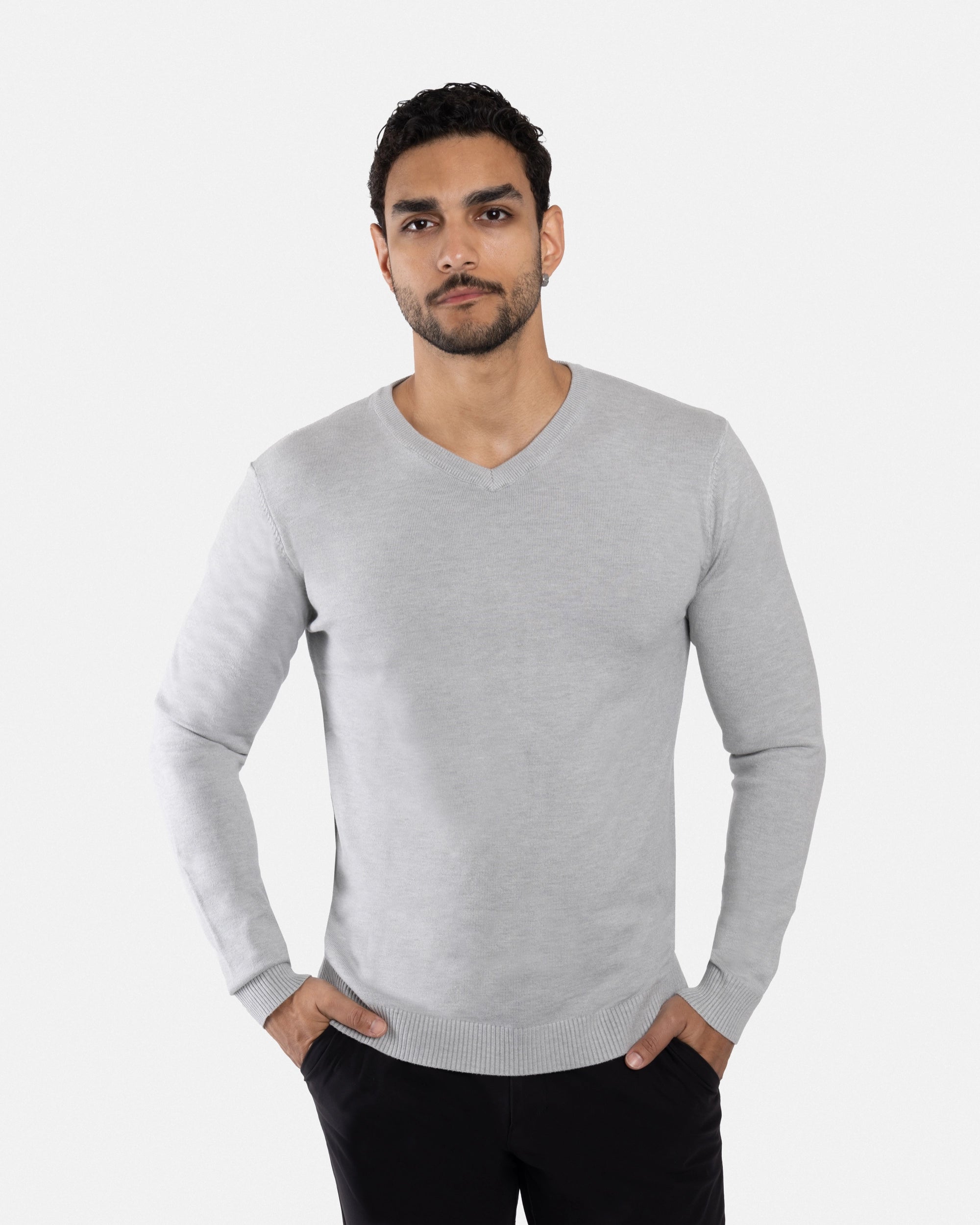 #XMW-39137 The Classic V-Neck Perfect Sweater