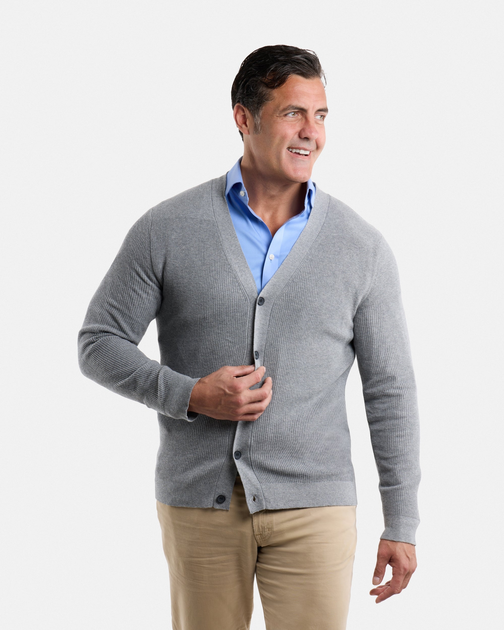 #XMW-39138 The Classic Cotton Cardigan