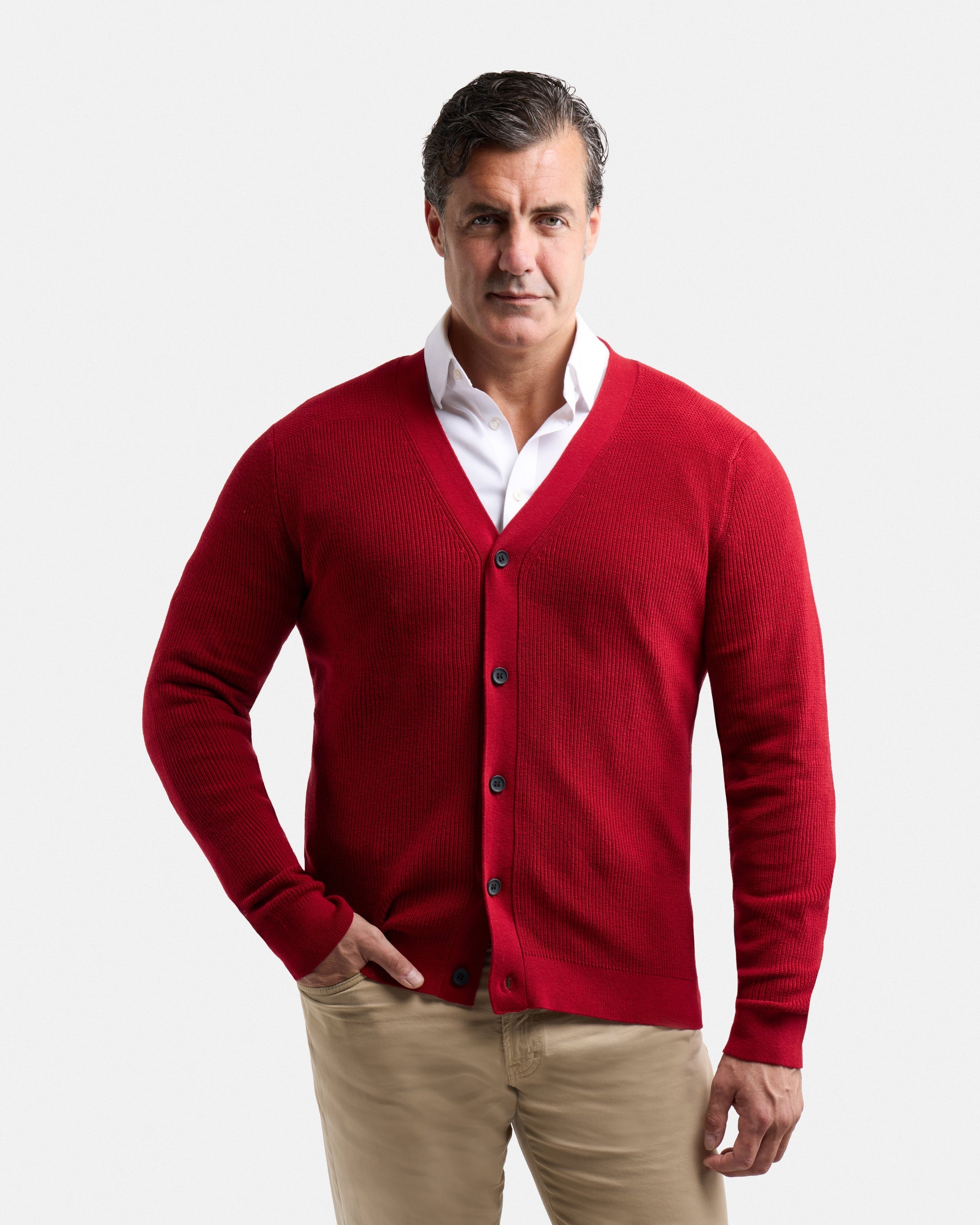 #XMW-39138 The Classic Cotton Cardigan