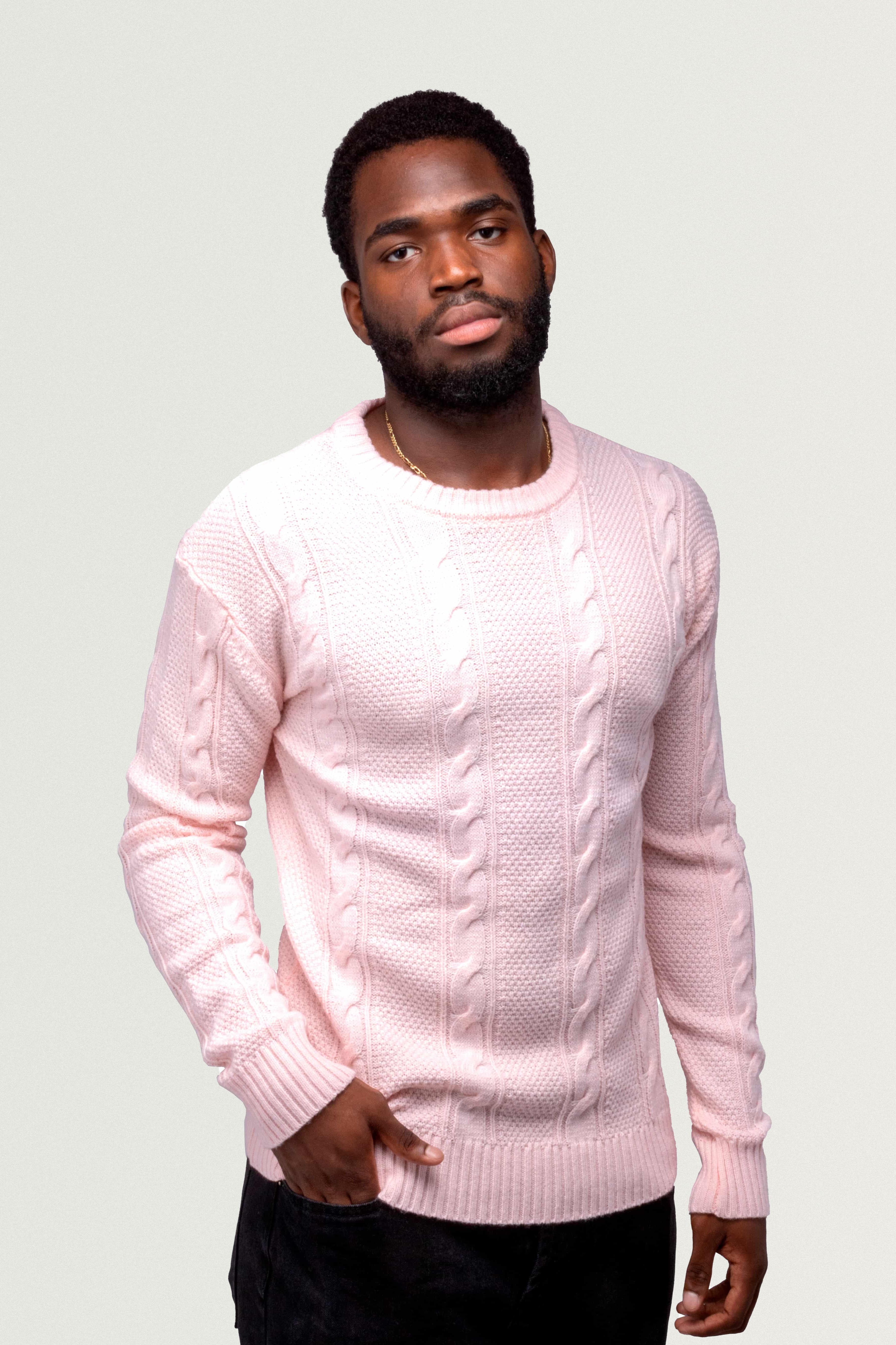 XRay Jeans Crewneck Cable Knitted Pullover Sweater – X-RAY JEANS