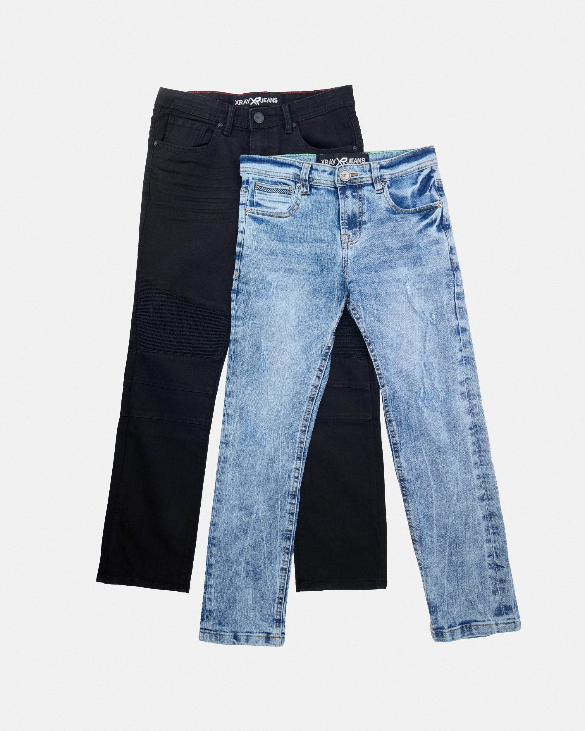 #XRDJ9100334 Boy's Rip & Repair Jeans (2 Pack)-thumbmail-1