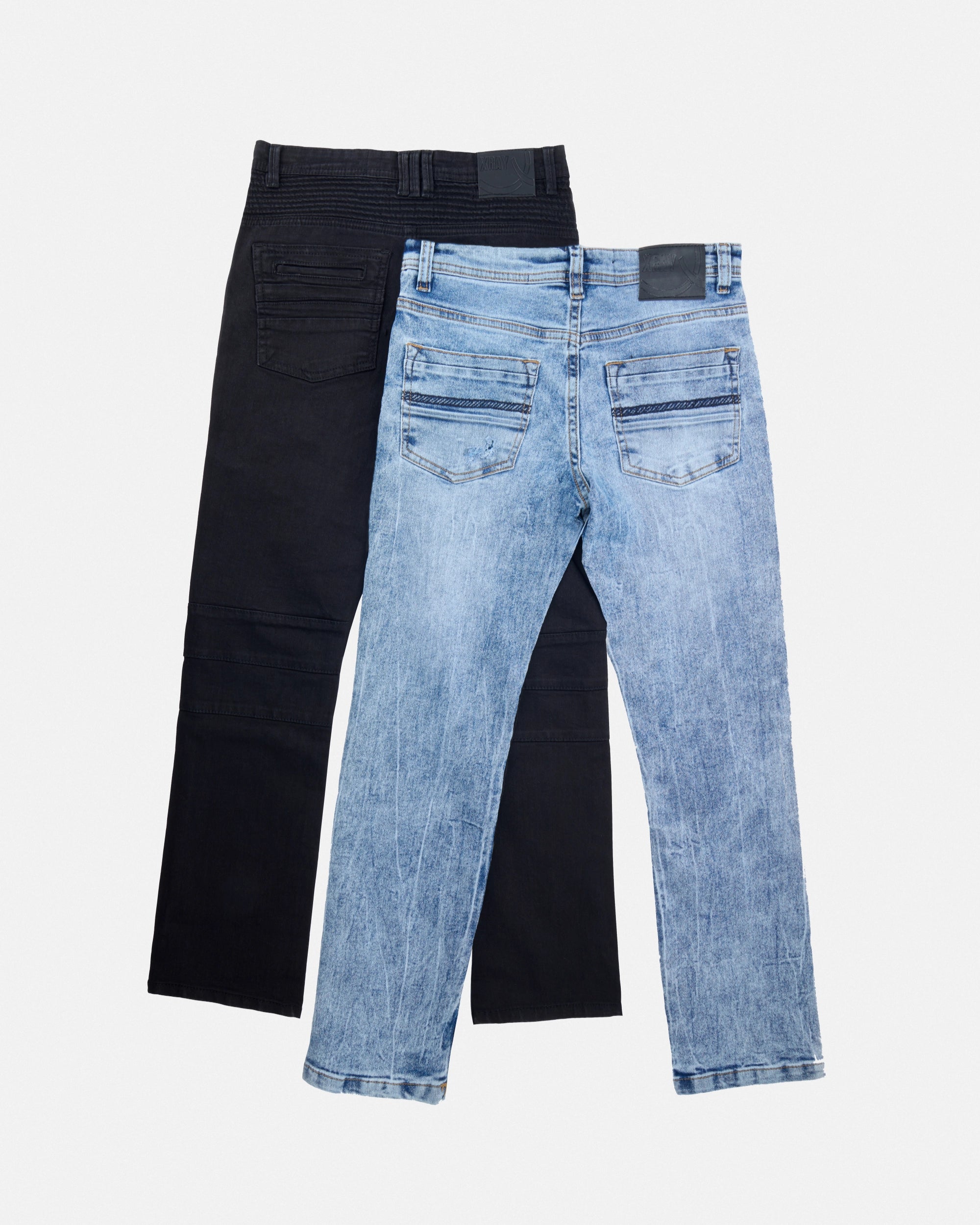 #XRDJ9100334 Boy's Rip & Repair Jeans (2 Pack)-thumbmail-2