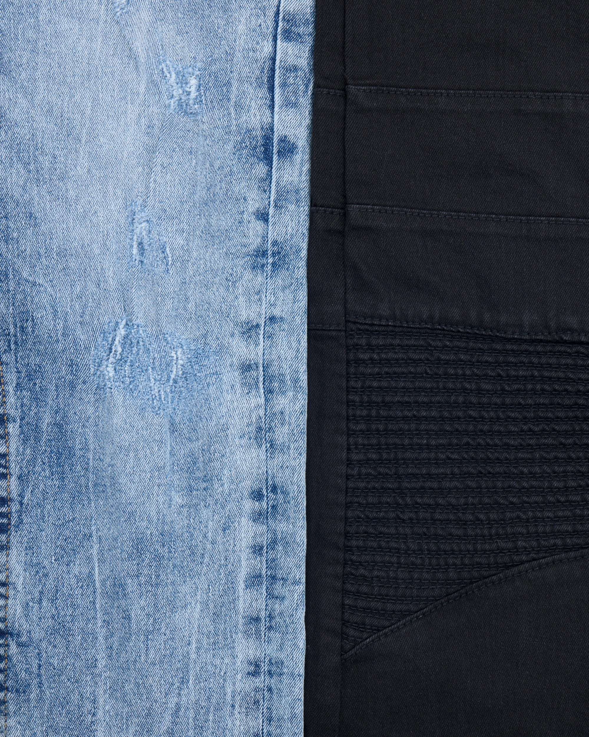 #XRDJ9100334 Boy's Rip & Repair Jeans (2 Pack)-thumbmail-4