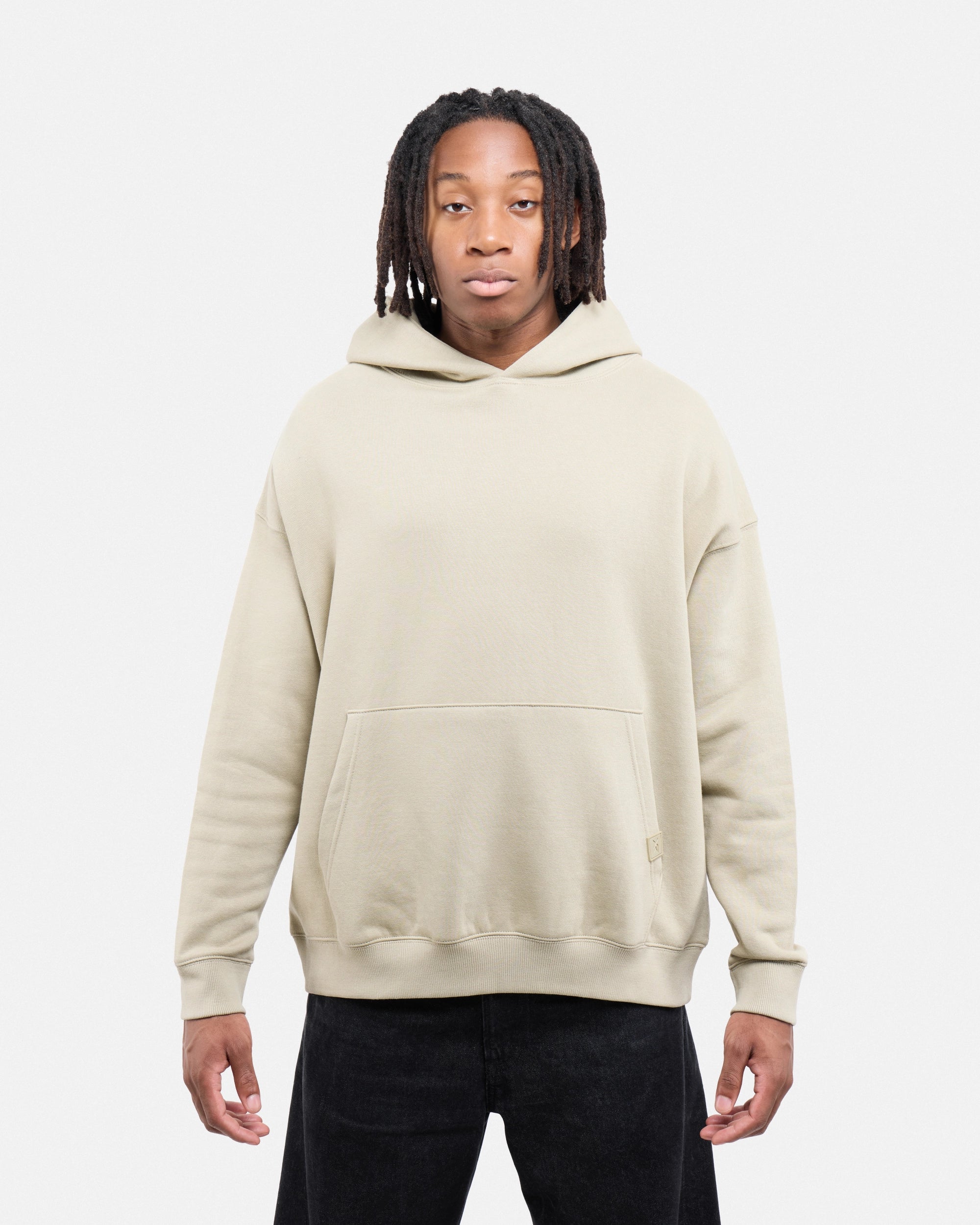 #XRHS3100560 Oversized Drop-Shoulder Pullover Hoodie