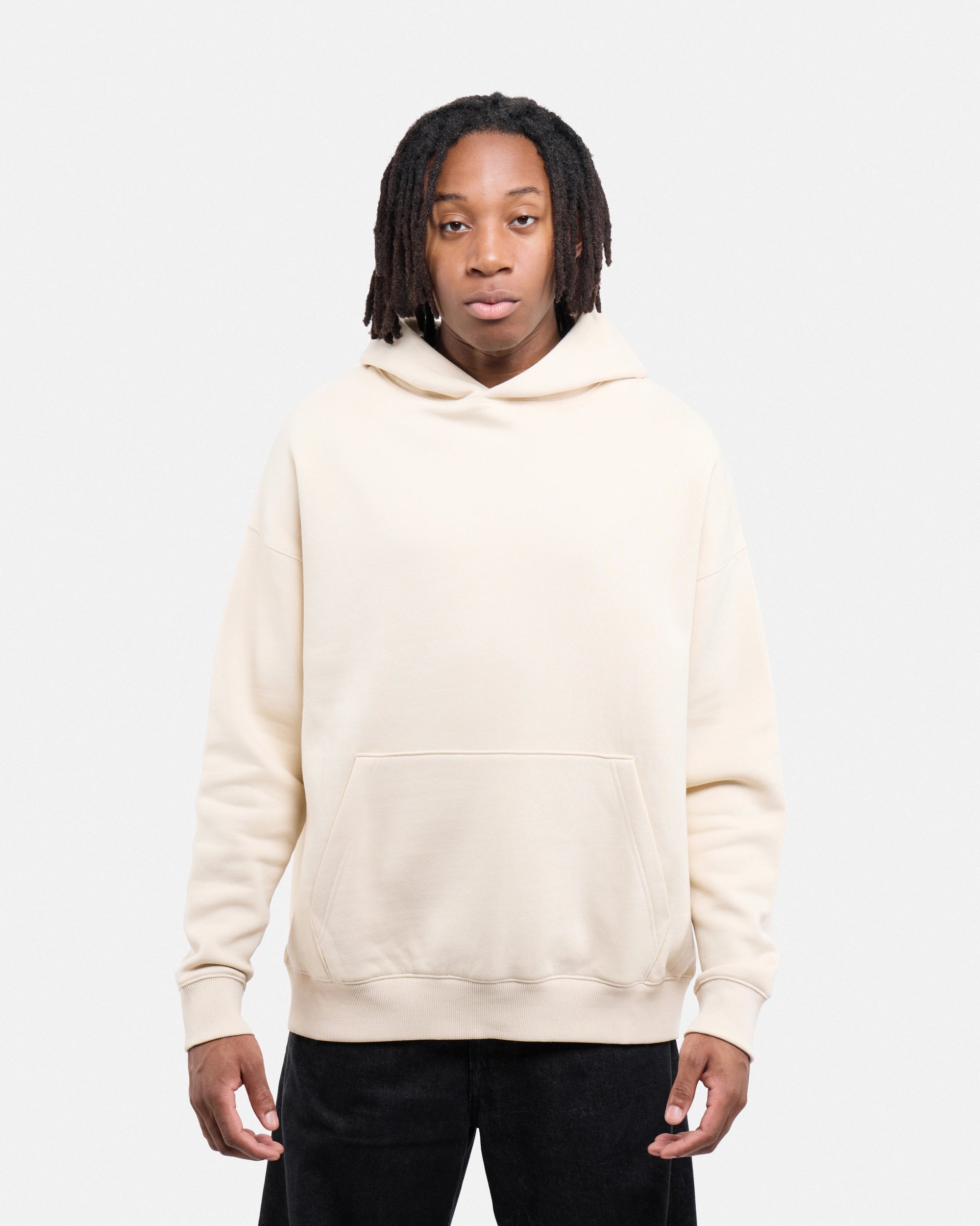 #XRHS3100560 Oversized Drop-Shoulder Pullover Hoodie
