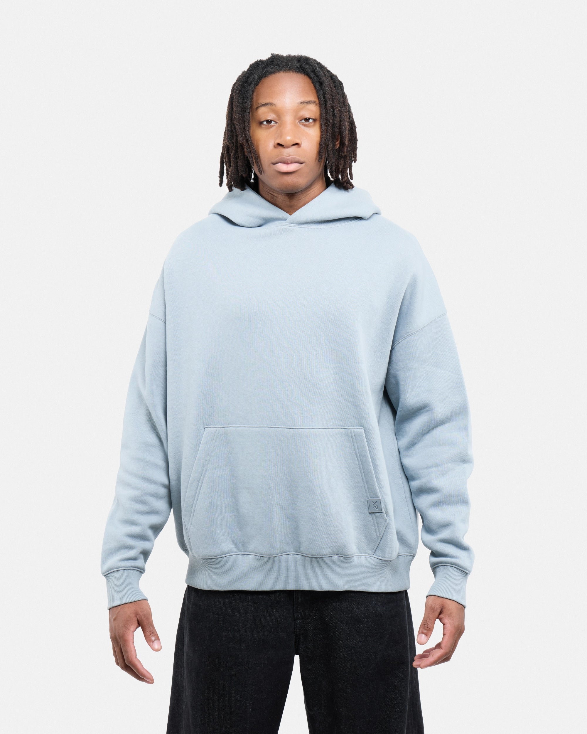 #XRHS3100560 Oversized Drop-Shoulder Pullover Hoodie