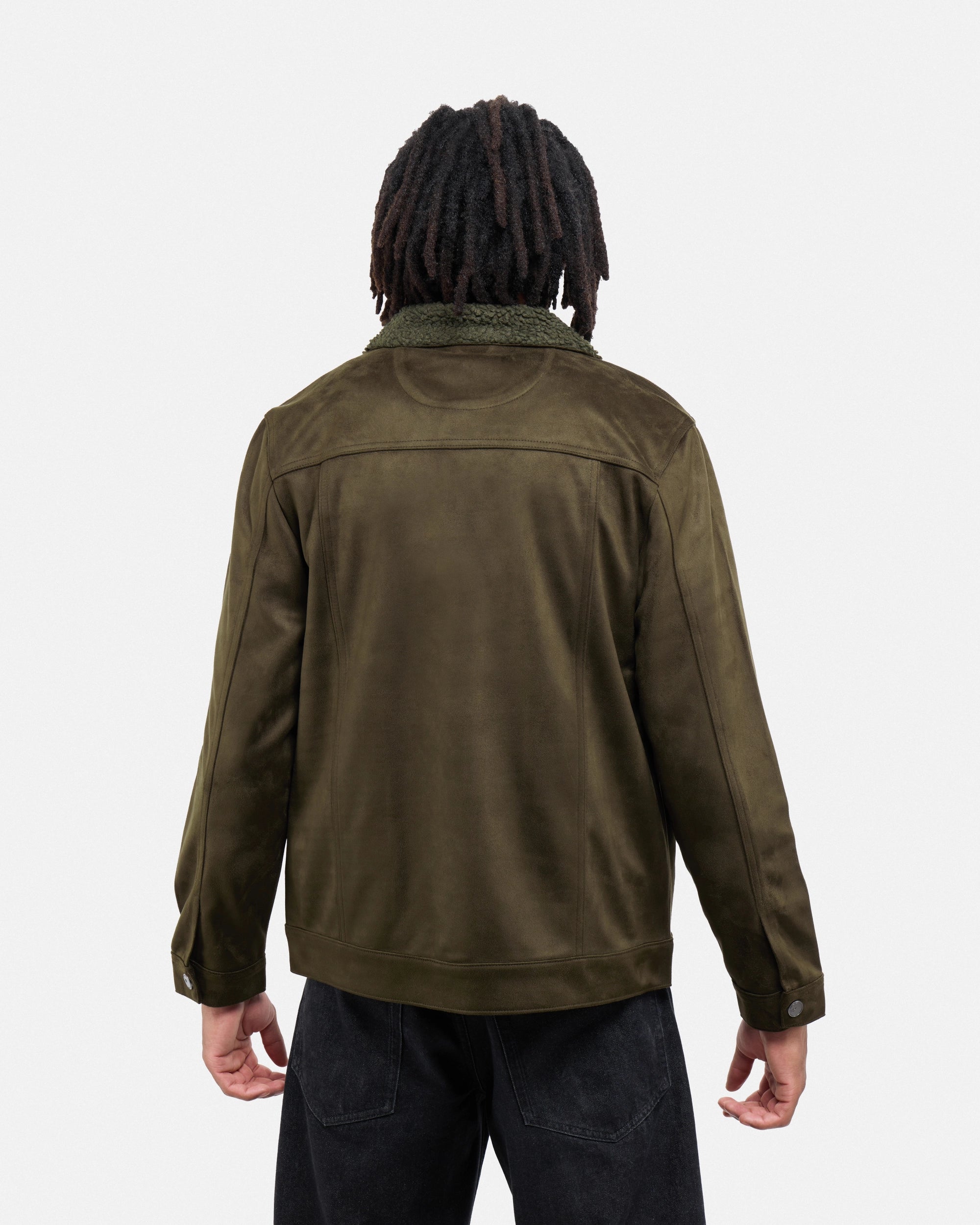 #XRJK5100483 Faux Suede Bomber Jacket-thumbmail-18