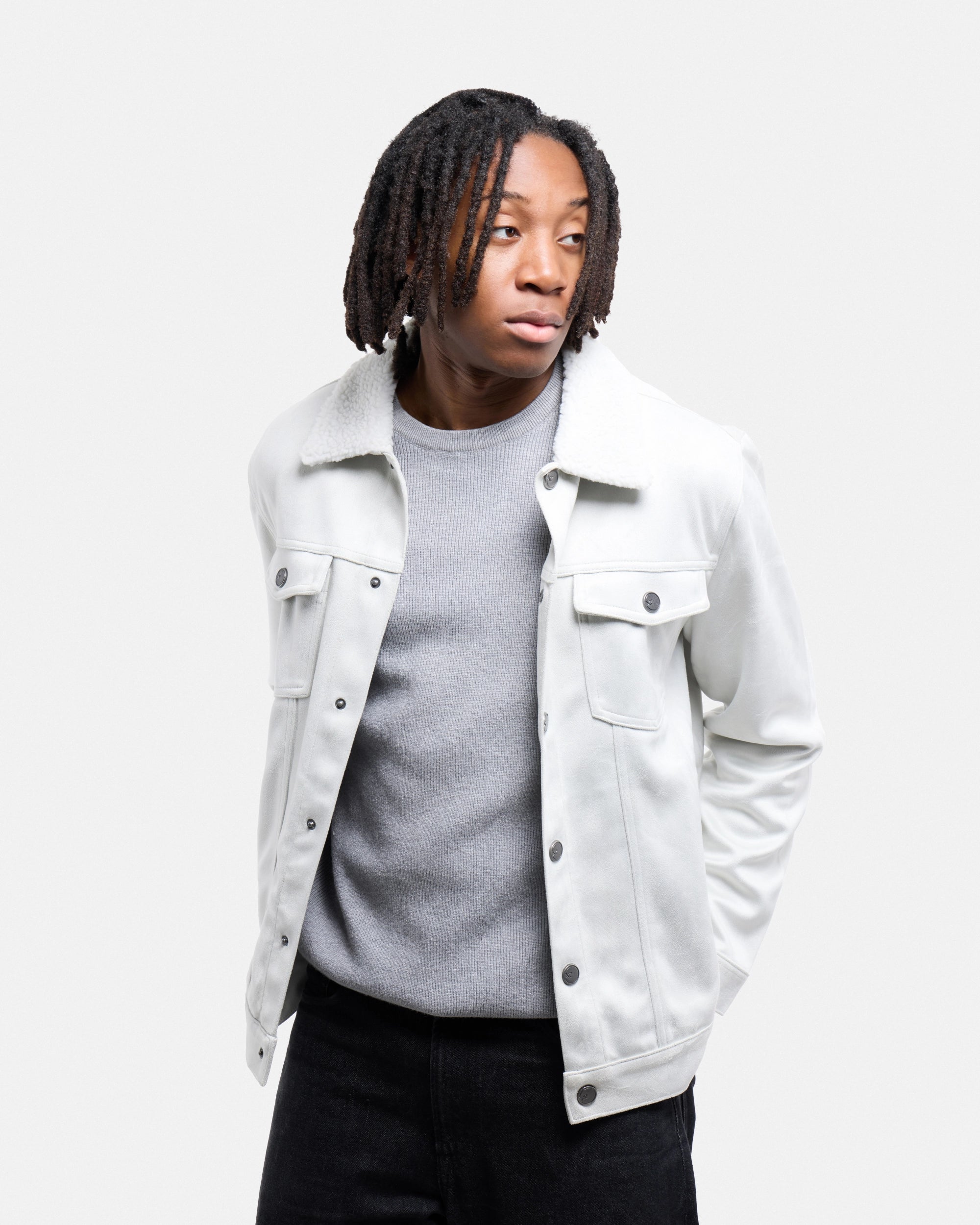 #XRJK5100483 Faux Suede Bomber Jacket-thumbmail-29