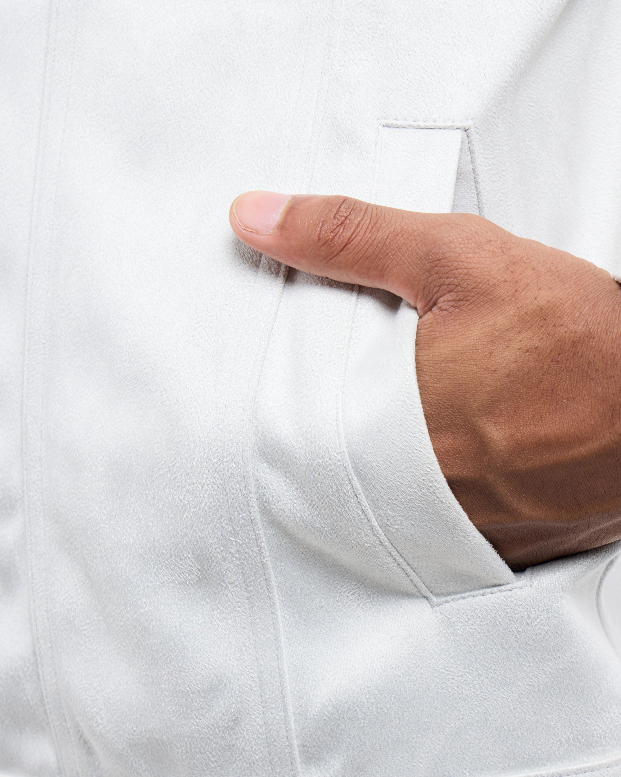 #XRJK5100483 Faux Suede Bomber Jacket-thumbmail-32